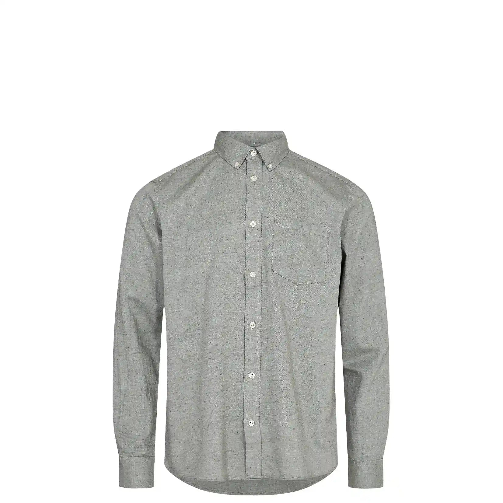 Minimum Jay 3.0 Longsleeve Shirt, laurel wreath melange