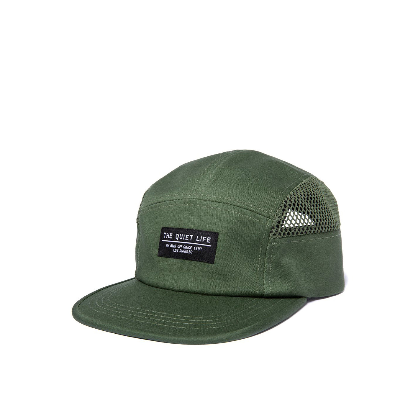 The Quiet Life Military Mesh 5 Panel Camper Hat, Army — available at Norwood