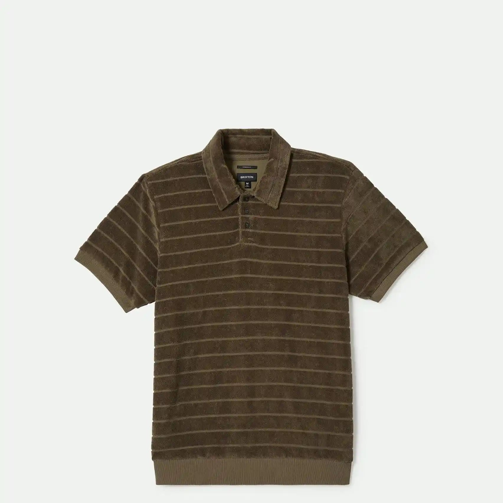 Brixton Weekend Terry Cloth Polo, ivy green