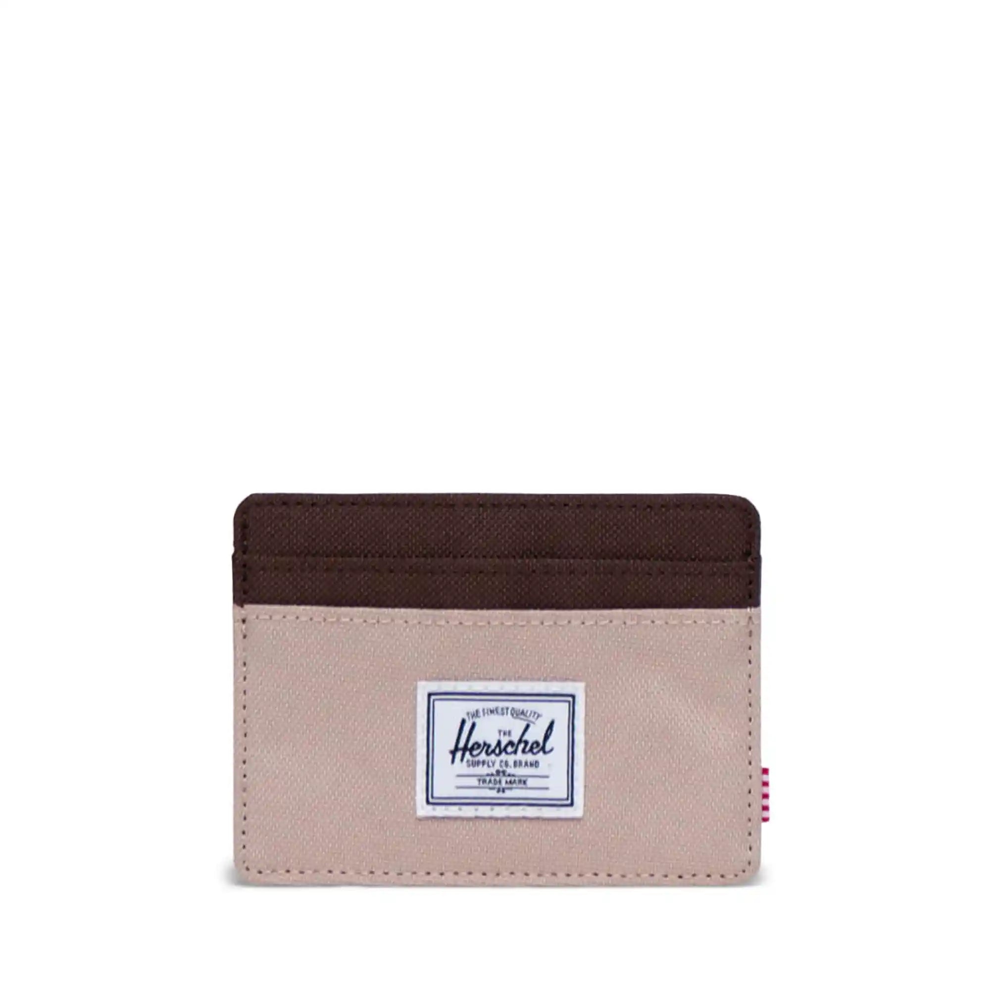 Herschel Charlie Cardholder, light taupe/chicory coffee