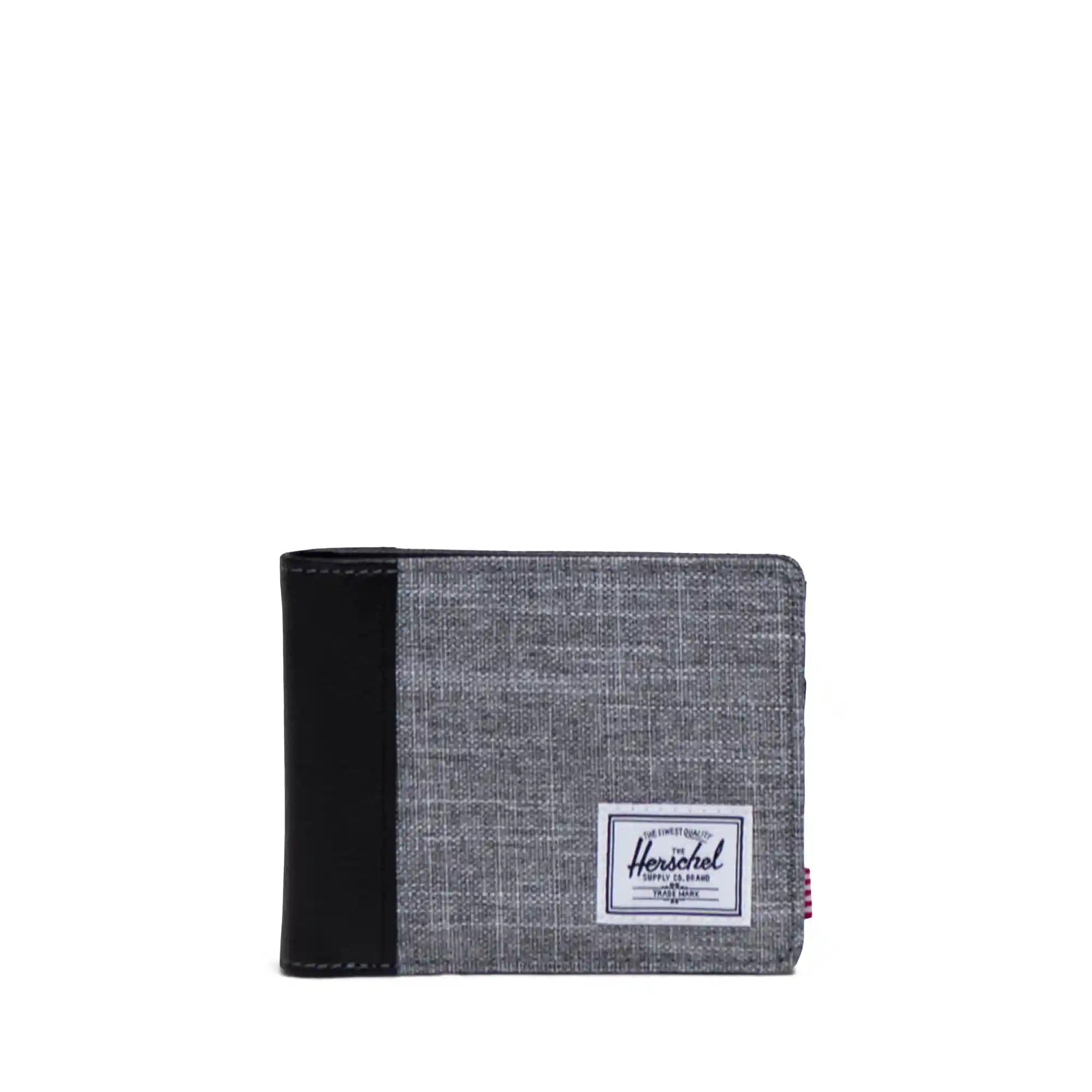 Herschel Hank Wallet, raven crosshatch