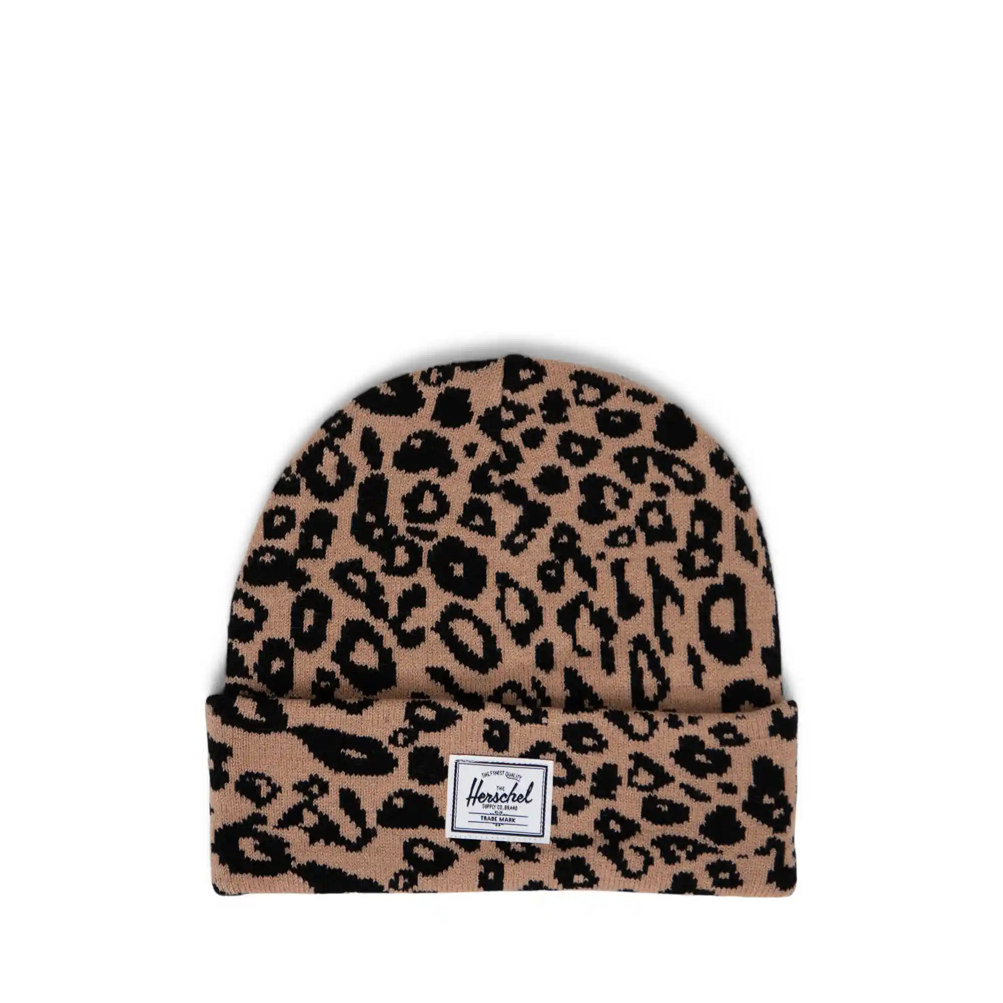 Herschel Elmer Beanie, cheetah/fawn/black