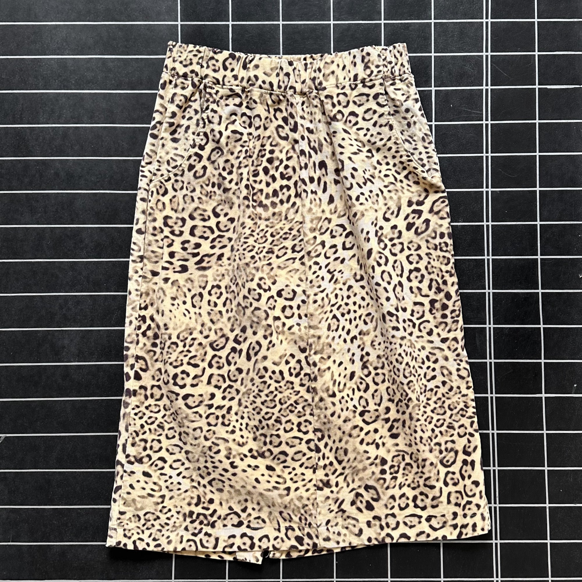 CUB Womens Zaia Skirt, leopard corduroy
