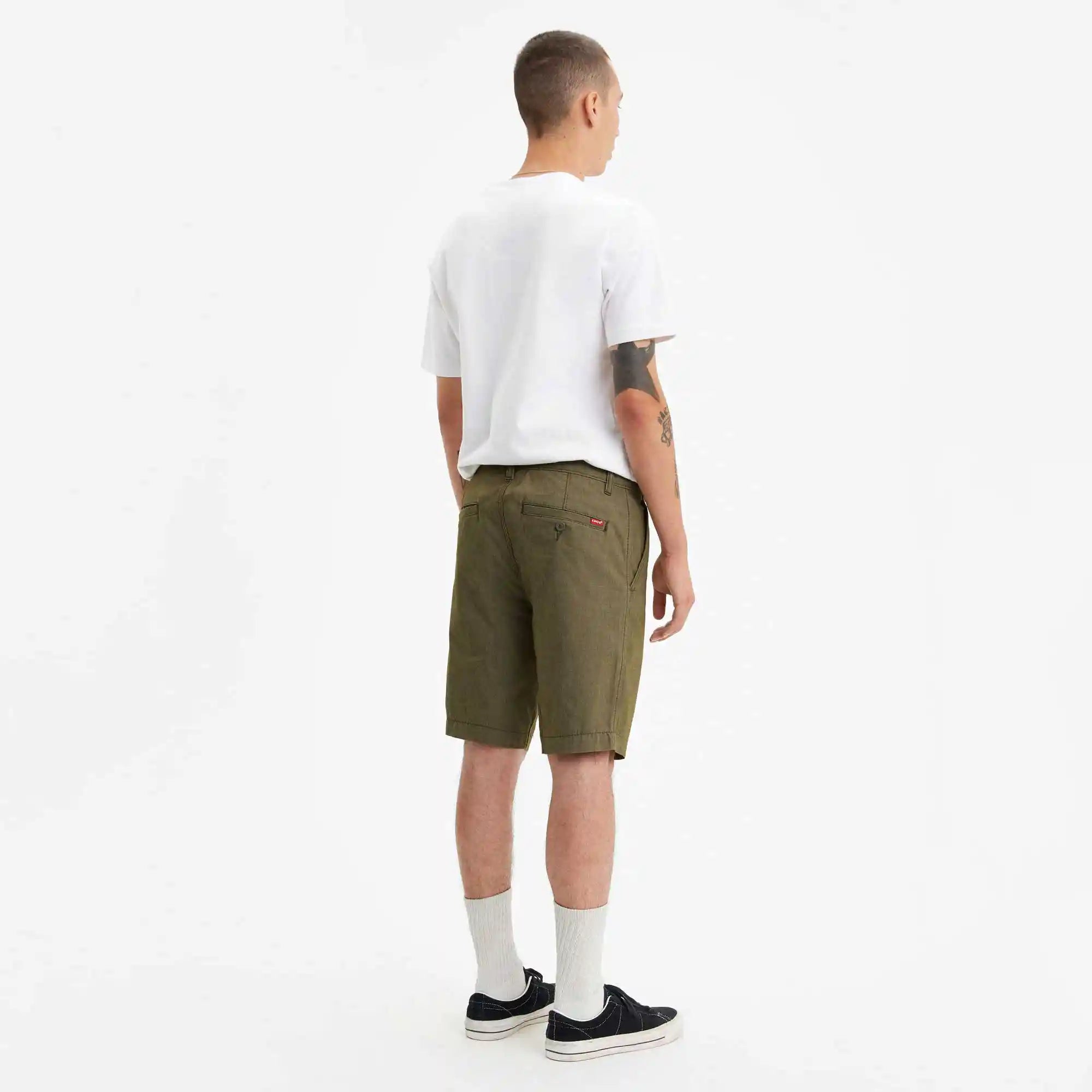 Levi's XX Chino Shorts III, olive night lt wt mi — available at Norwood