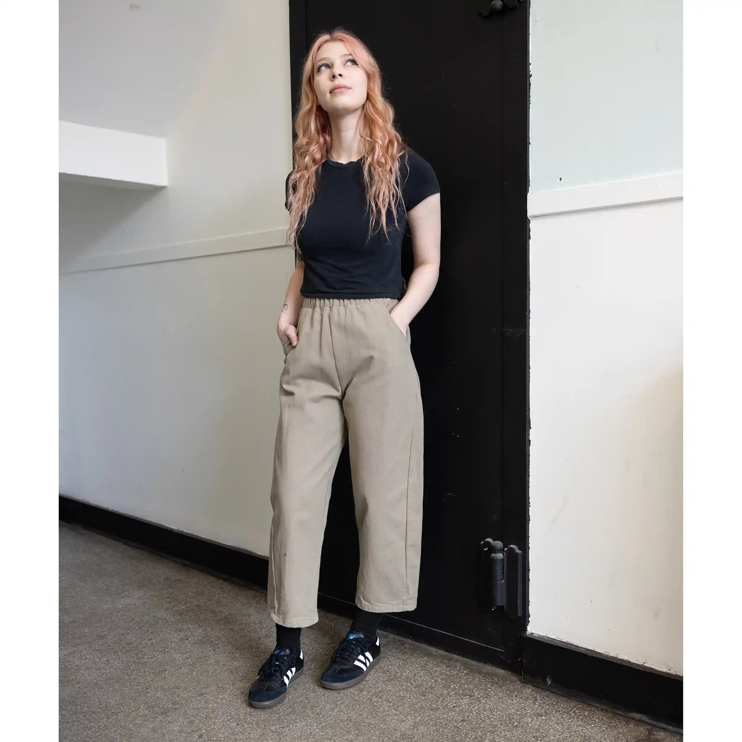 CUB Brett Pants, taupe bull denim