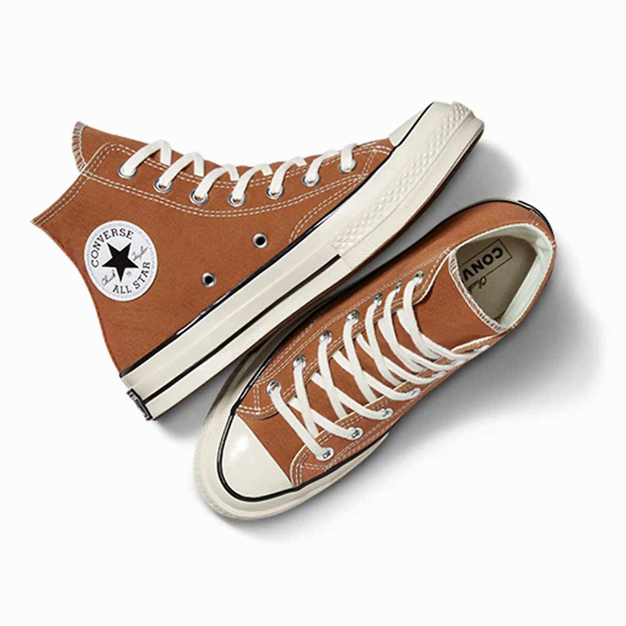 Converse Chuck 70 Hi, tawny owl/egret/black — available at Norwood