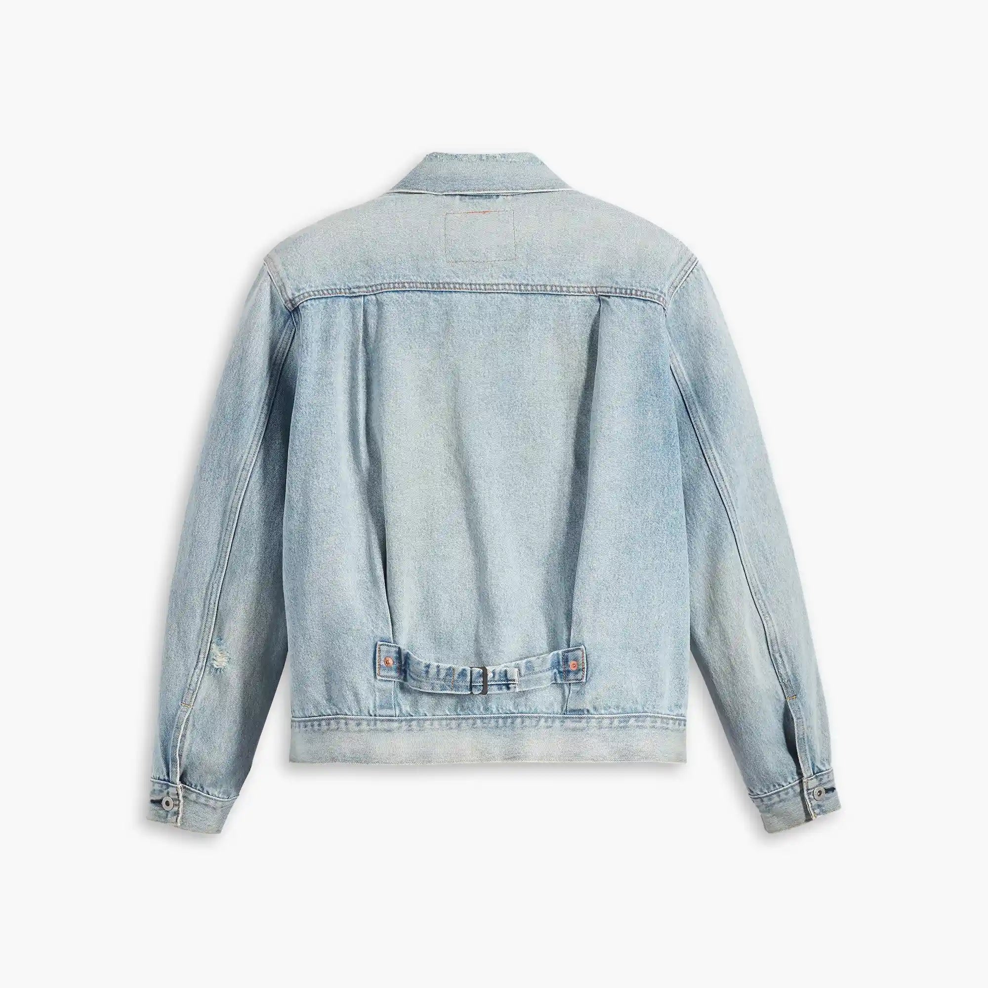 Levi's Type I Trucker, sophomore light wash — available at Norwood