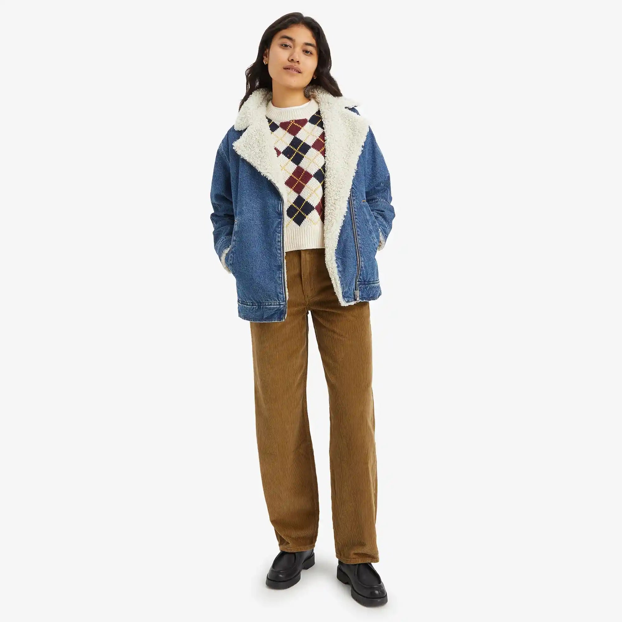 Levi's Womens Baggy Dad, ermine