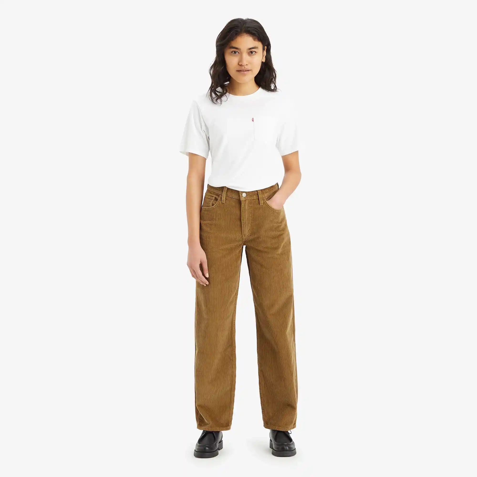 Levi's Womens Baggy Dad, ermine — available at Norwood