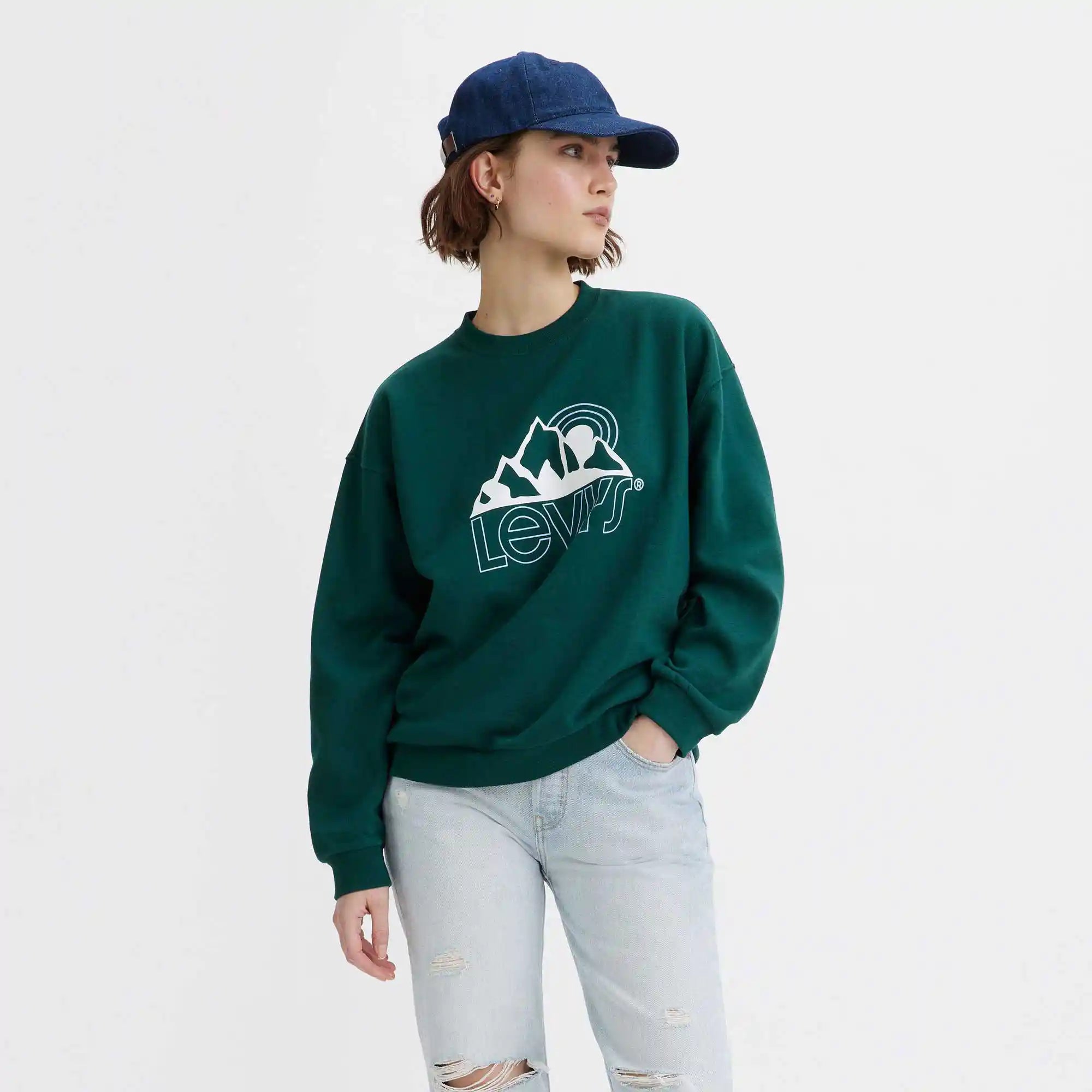 Levi's Womens Graphic Salinas Crew