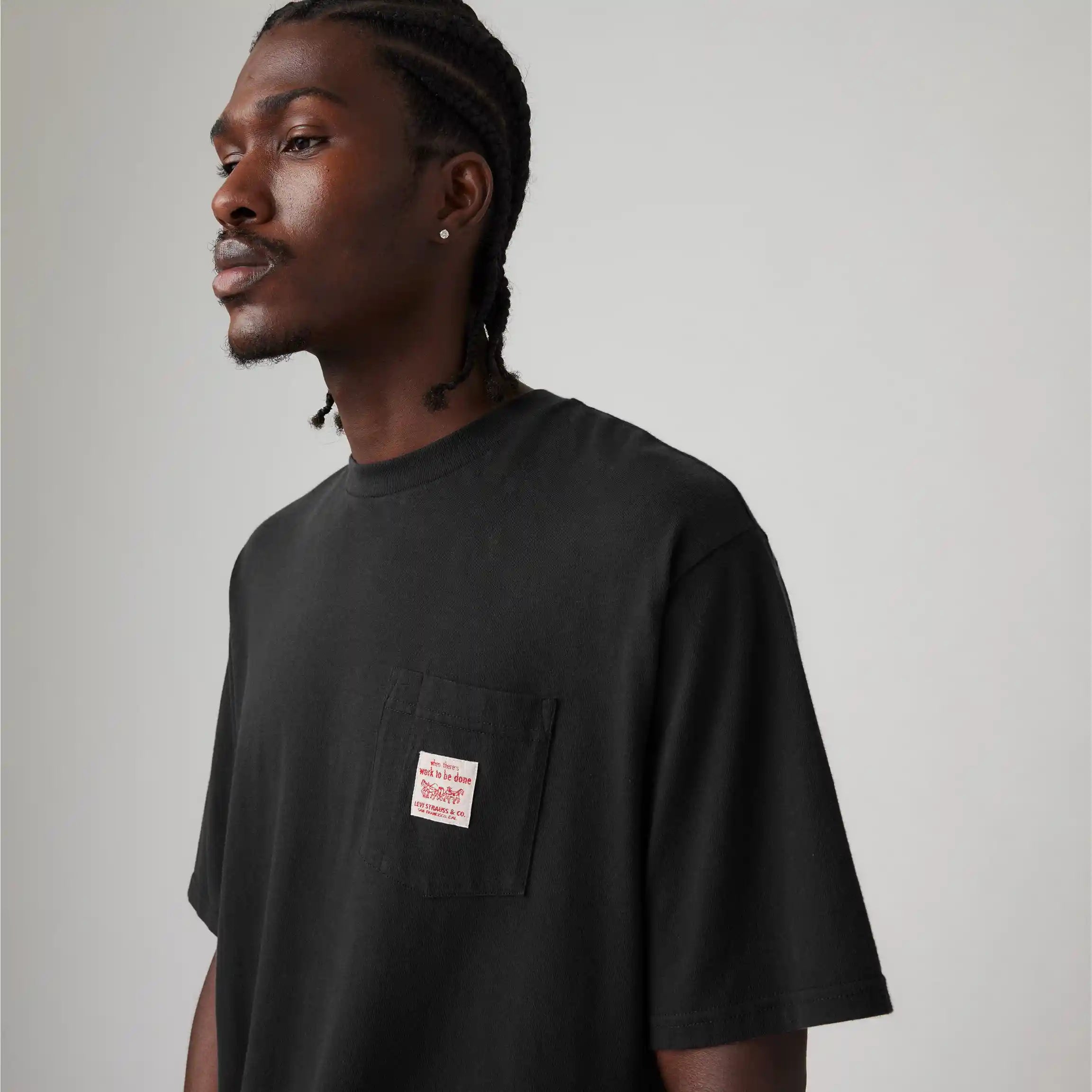 Levi's Workwear Tee, meteorite — available at Norwood