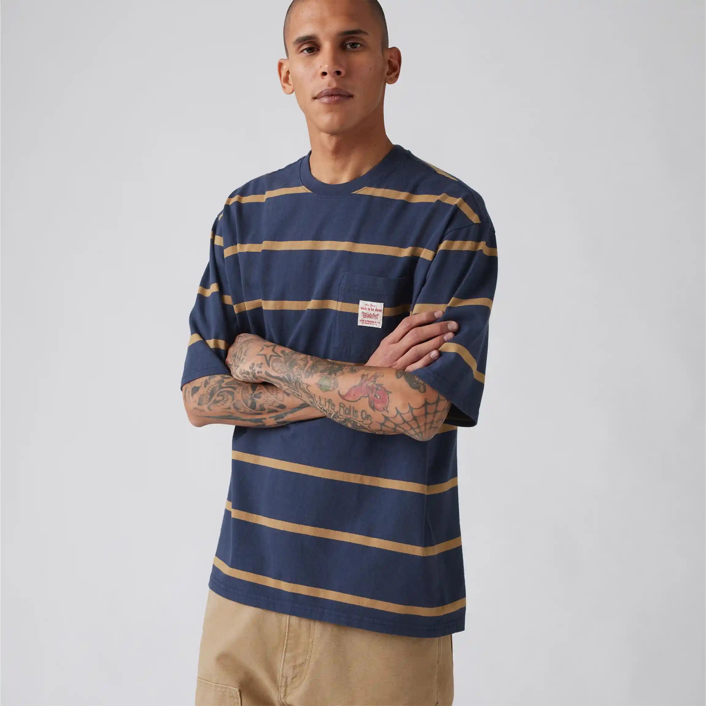 Levi's Workwear Tee, louie navy blazer ermine