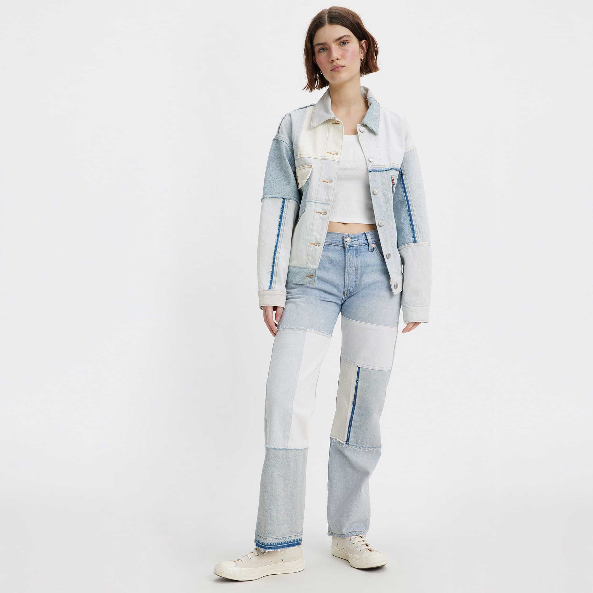 Levi's Womens 501 '90s Freehand Folk — available at Norwood