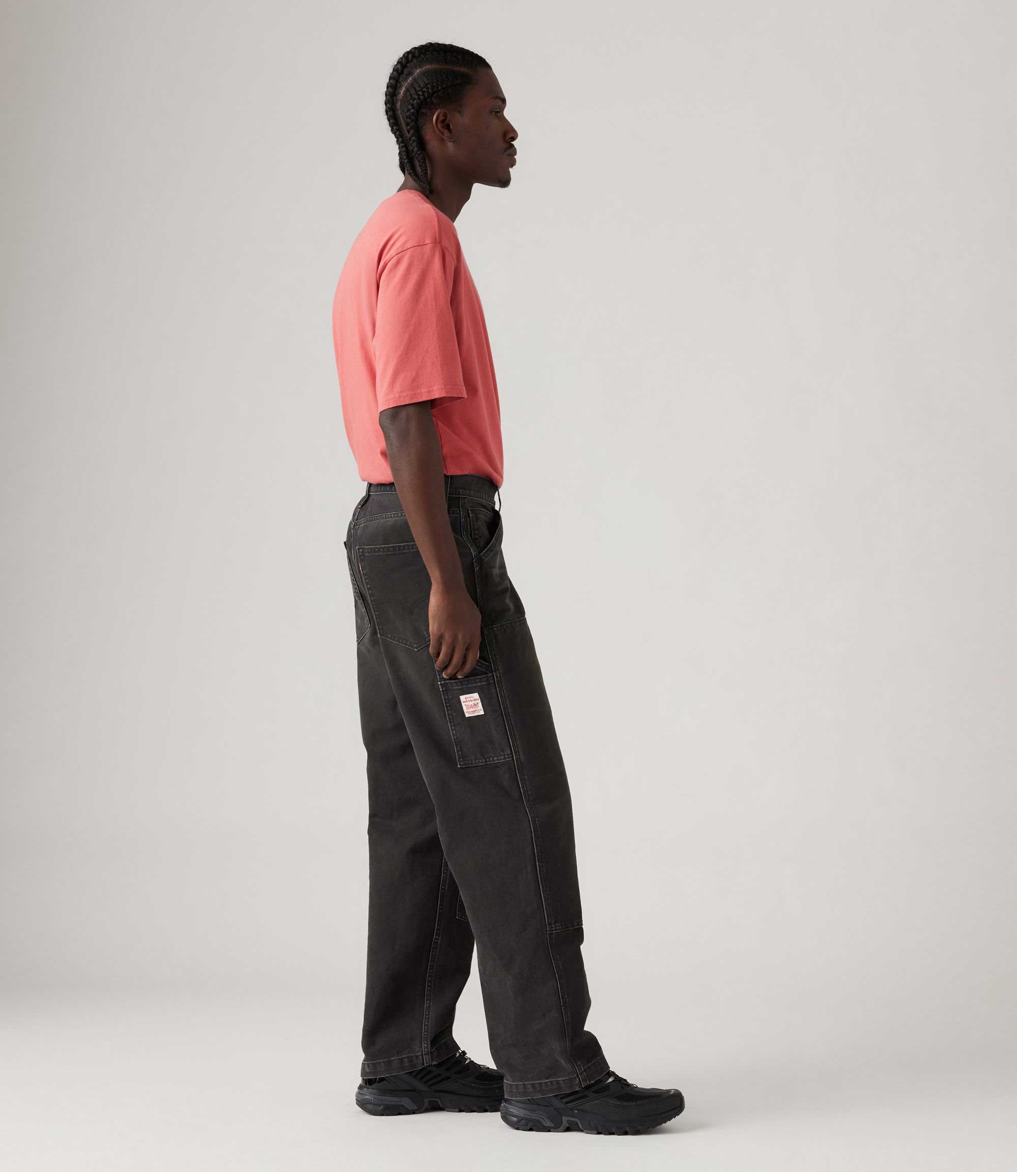 Levi's 568 Loose Straight Double Knee Pant, darkest night meteorite — available at Norwood