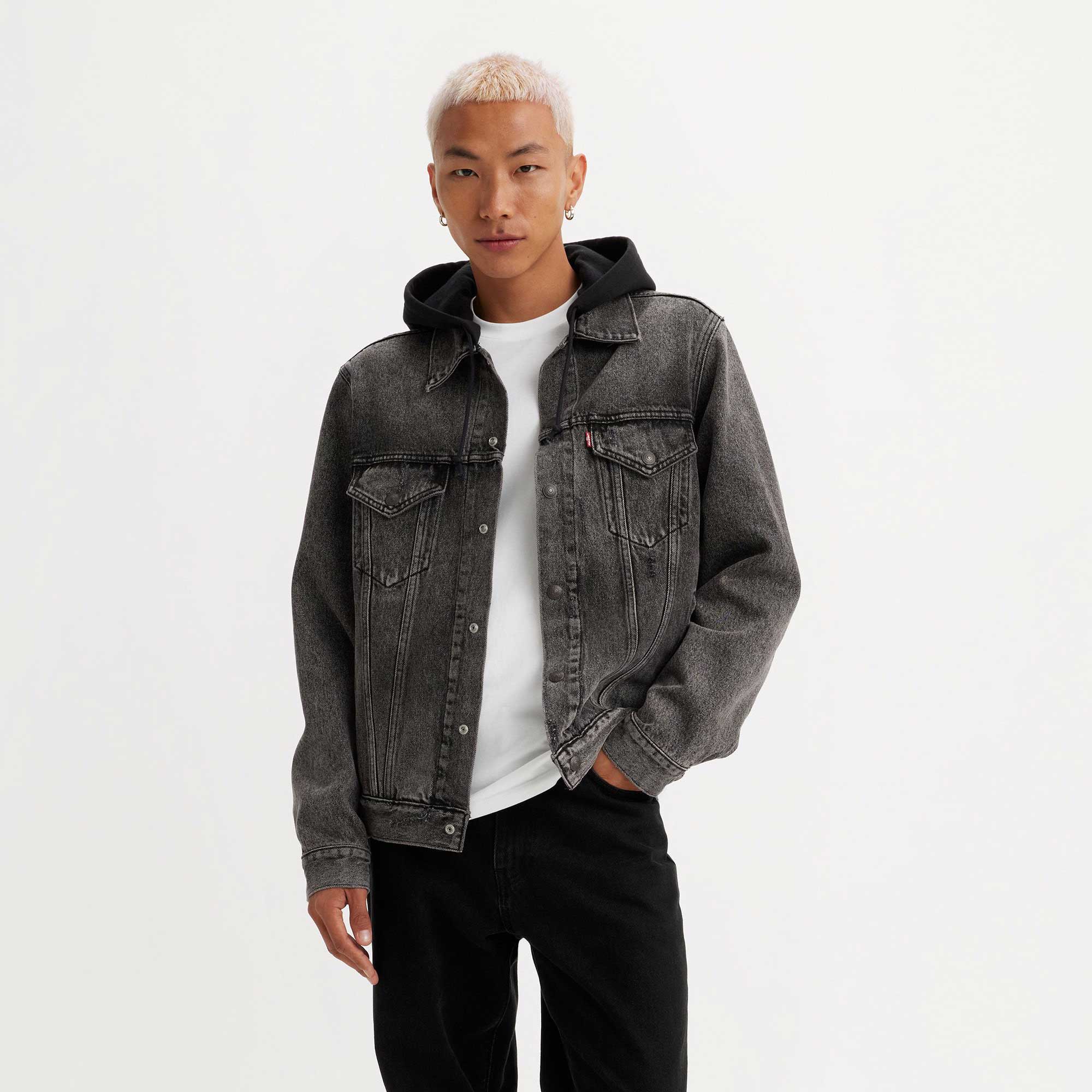 Levi's Hooded Trucker Jacket, slow jams