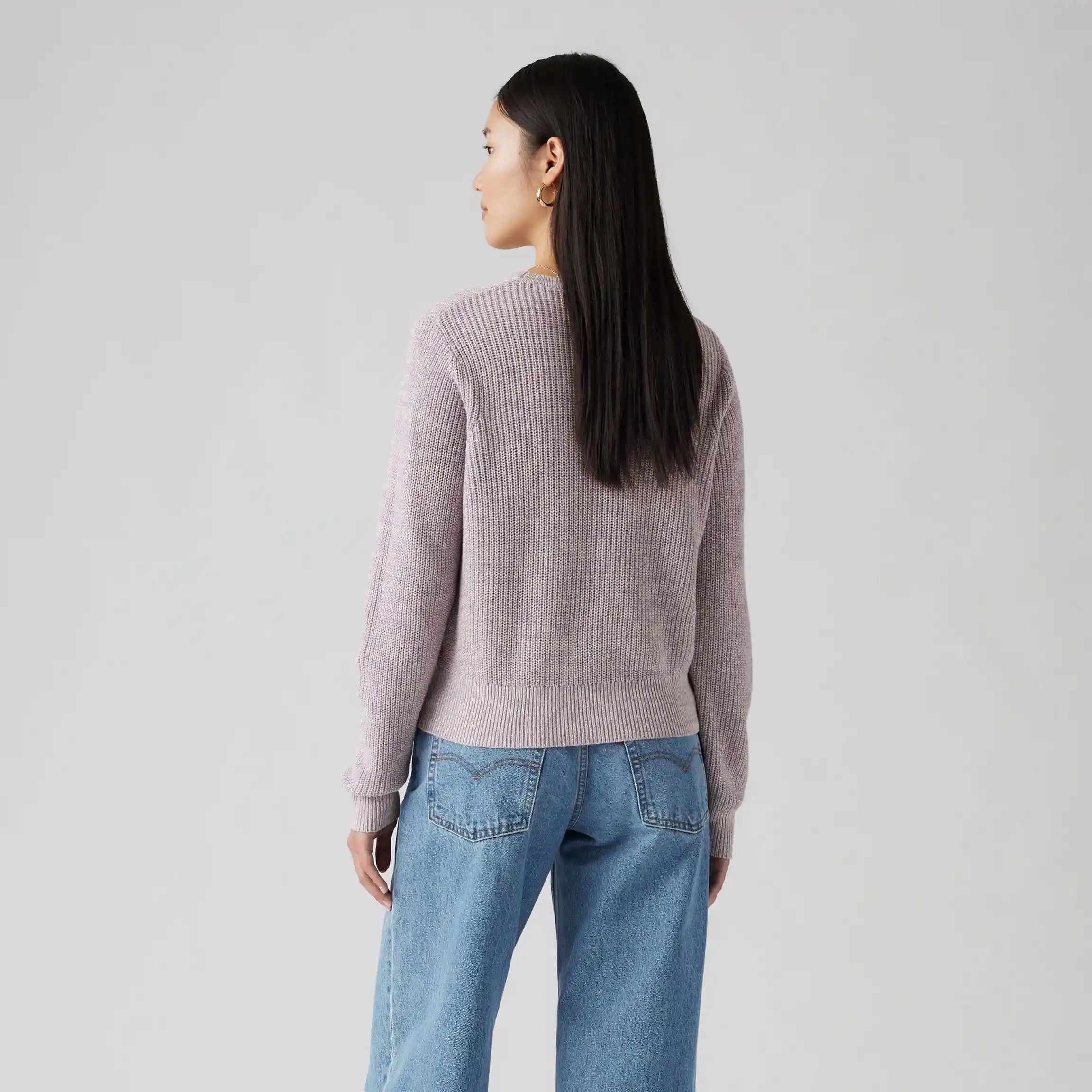 Levi's Womens Snowflake Pullover, heirloom lilac marled — available at Norwood