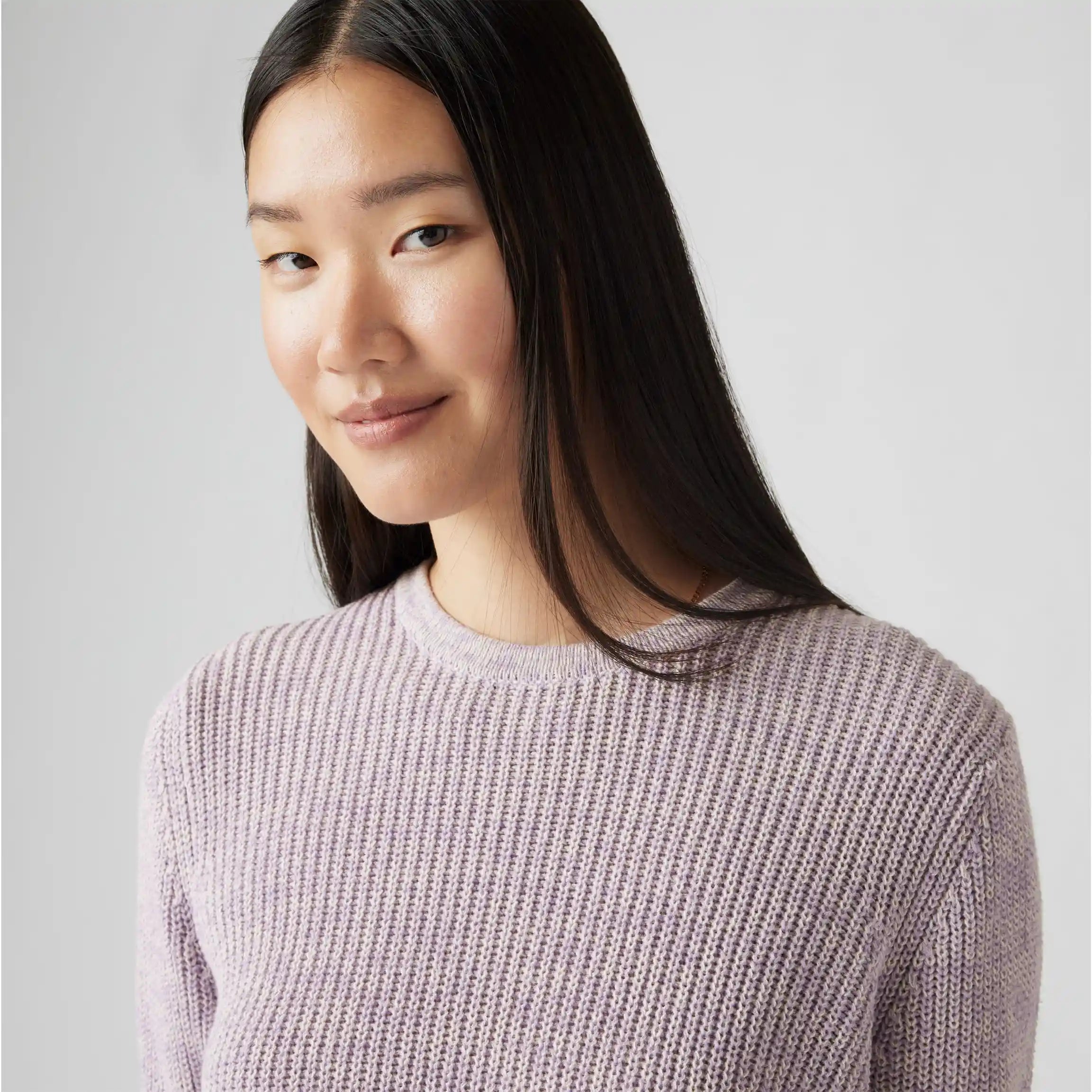Levi's Womens Snowflake Pullover, heirloom lilac marled — available at Norwood
