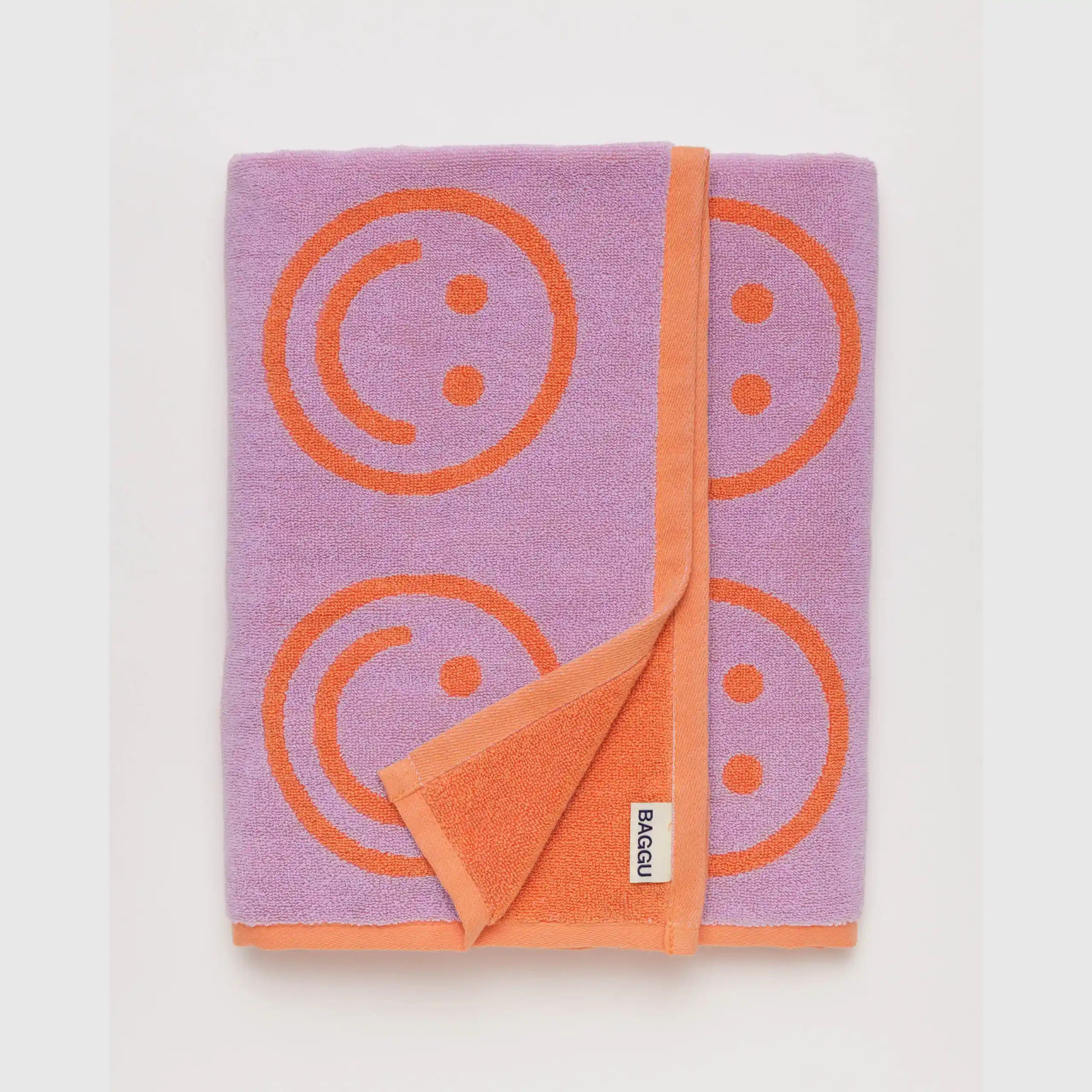 Baggu Bath Towel, happy lilac