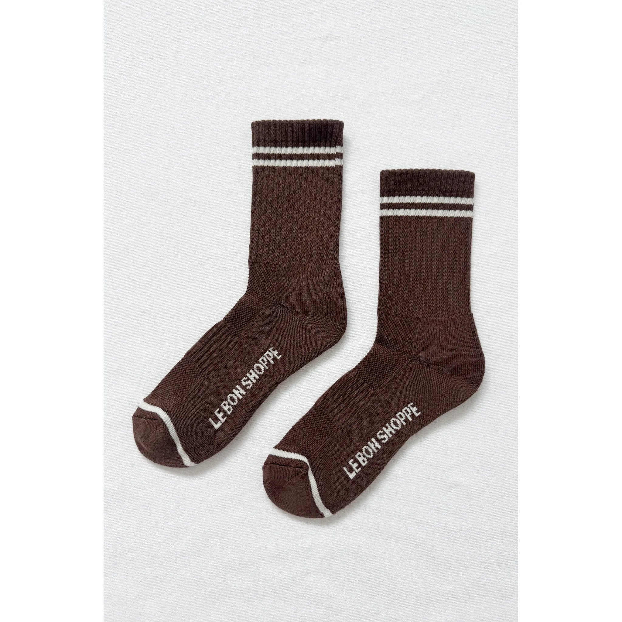 Le Bon Shoppe Boyfriend Socks, wood — available at Norwood