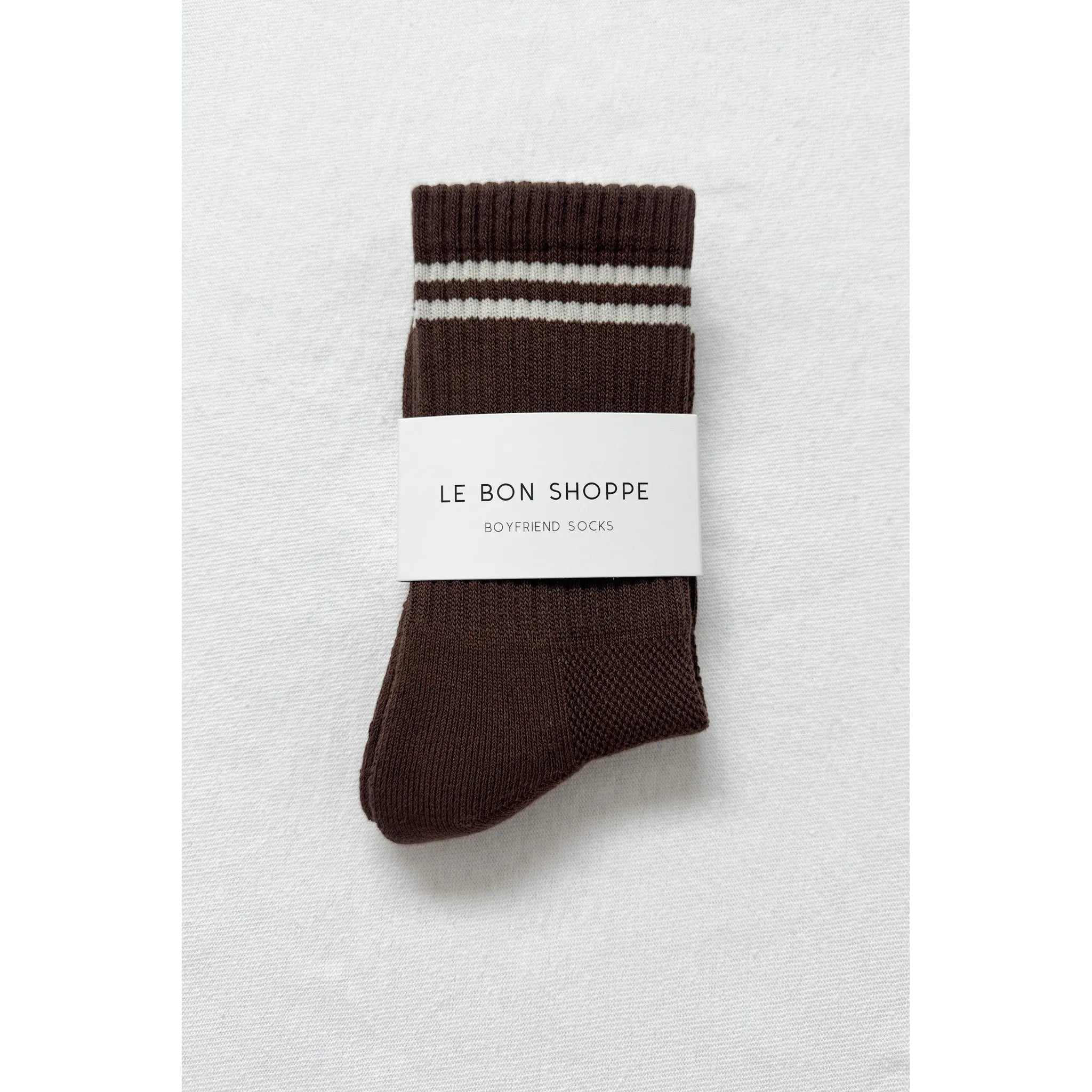 Le Bon Shoppe Boyfriend Socks, wood — available at Norwood