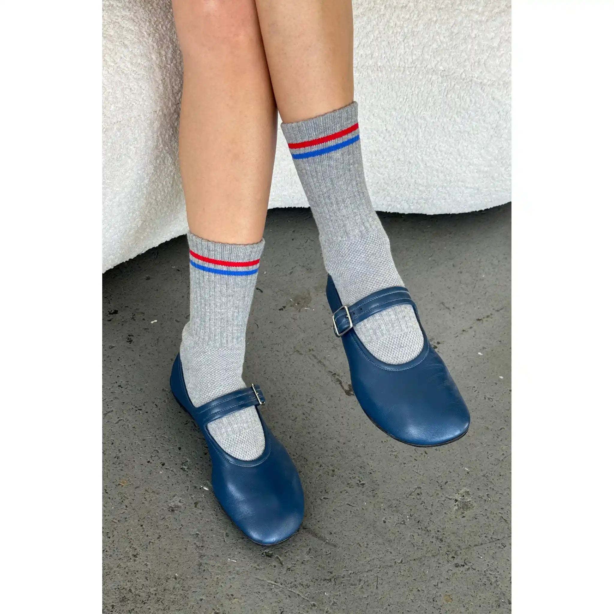 Le Bon Shoppe Boyfriend Socks, true grey