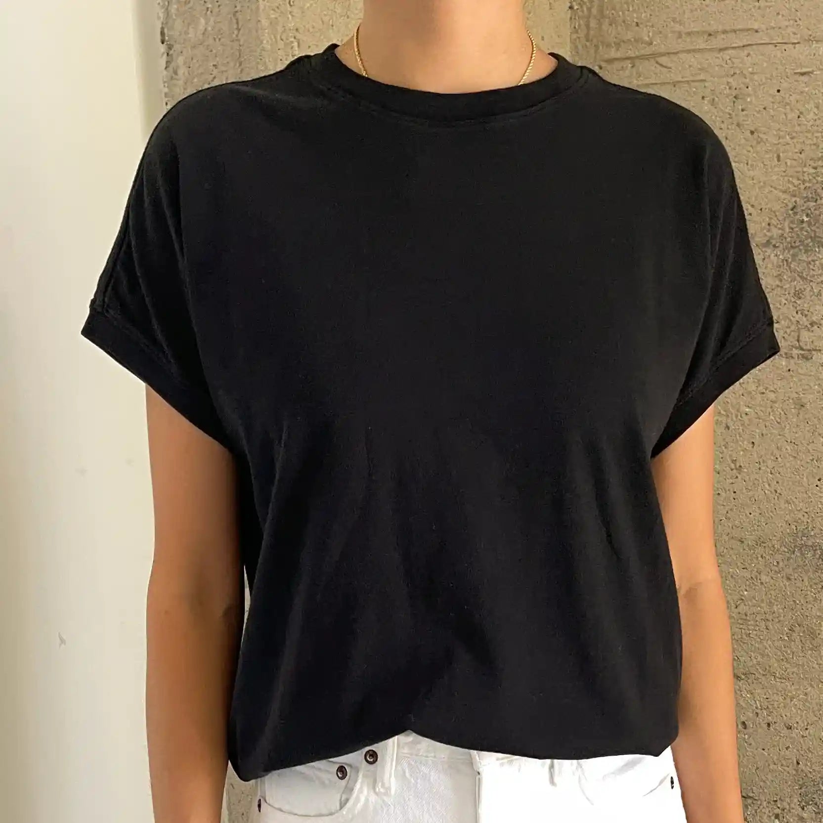 Le Bon Shoppe Womens Ease Tee, true black