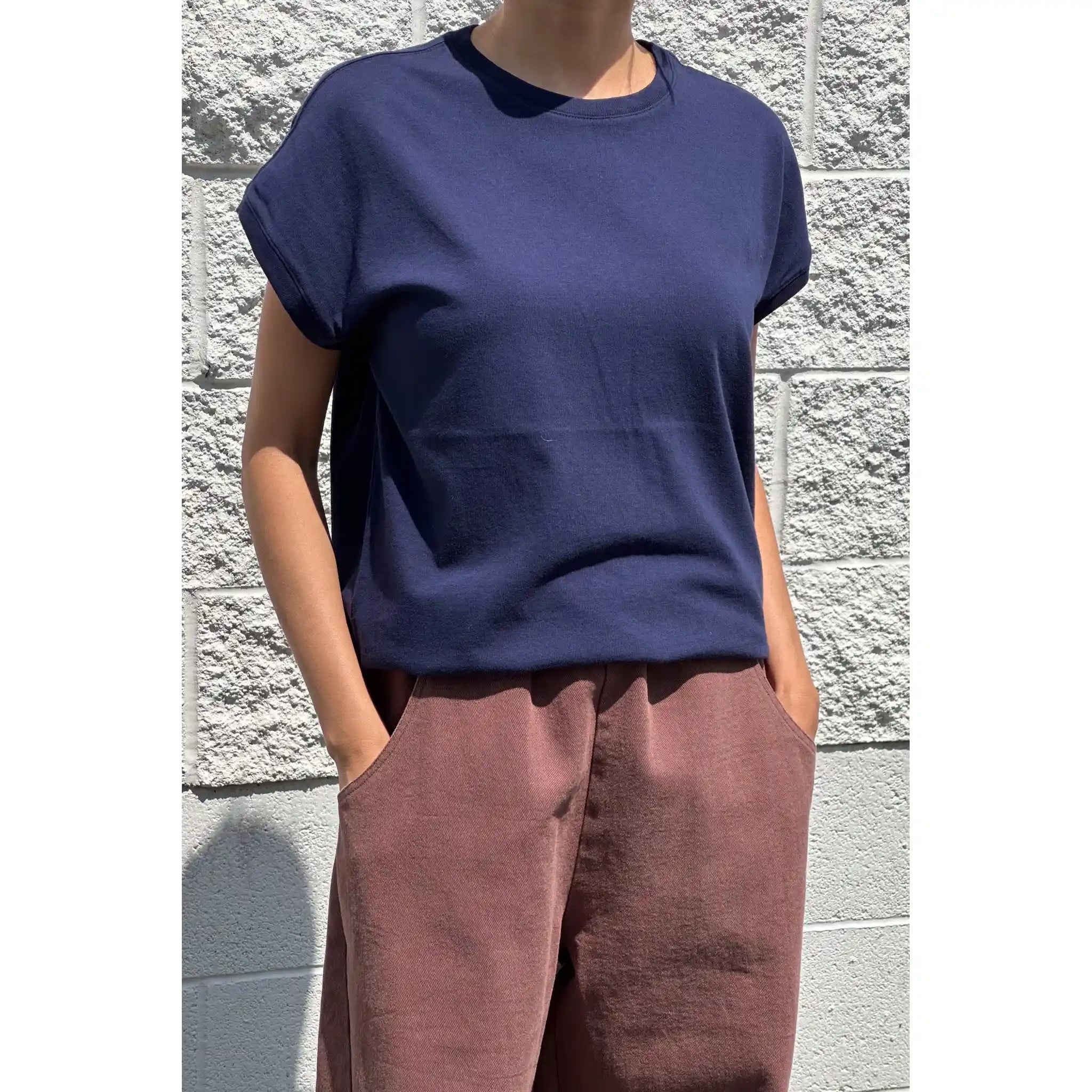 Le Bon Shoppe Ease Tee, navy