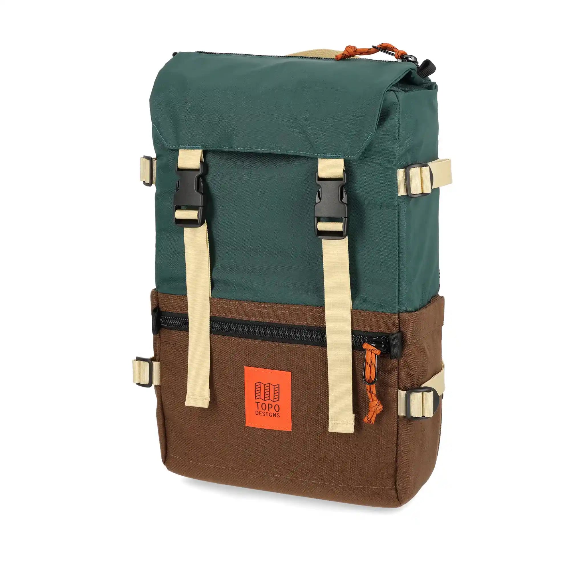 Topo Designs Rover Pack Classic, forest/cocoa — available at Norwood