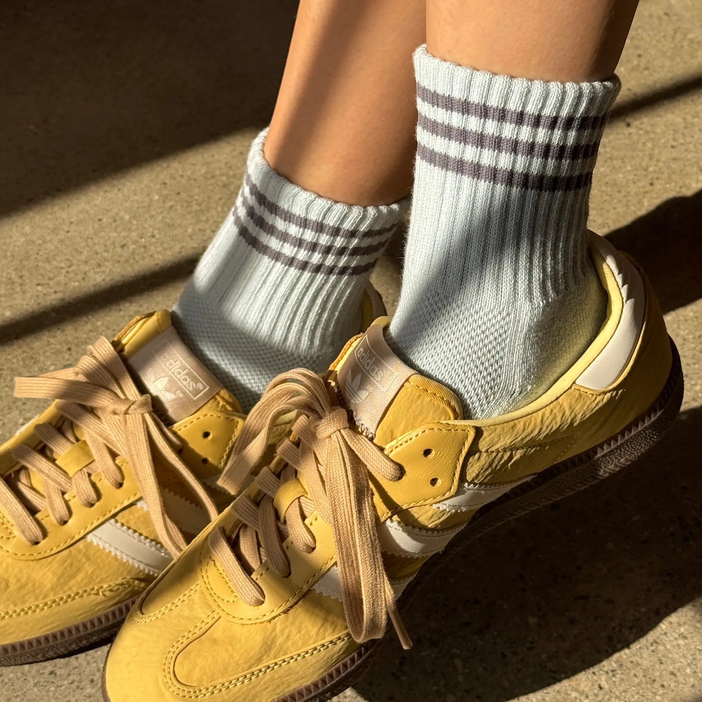 Le Bon Shoppe Girlfriend Socks, ice water — available at Norwood