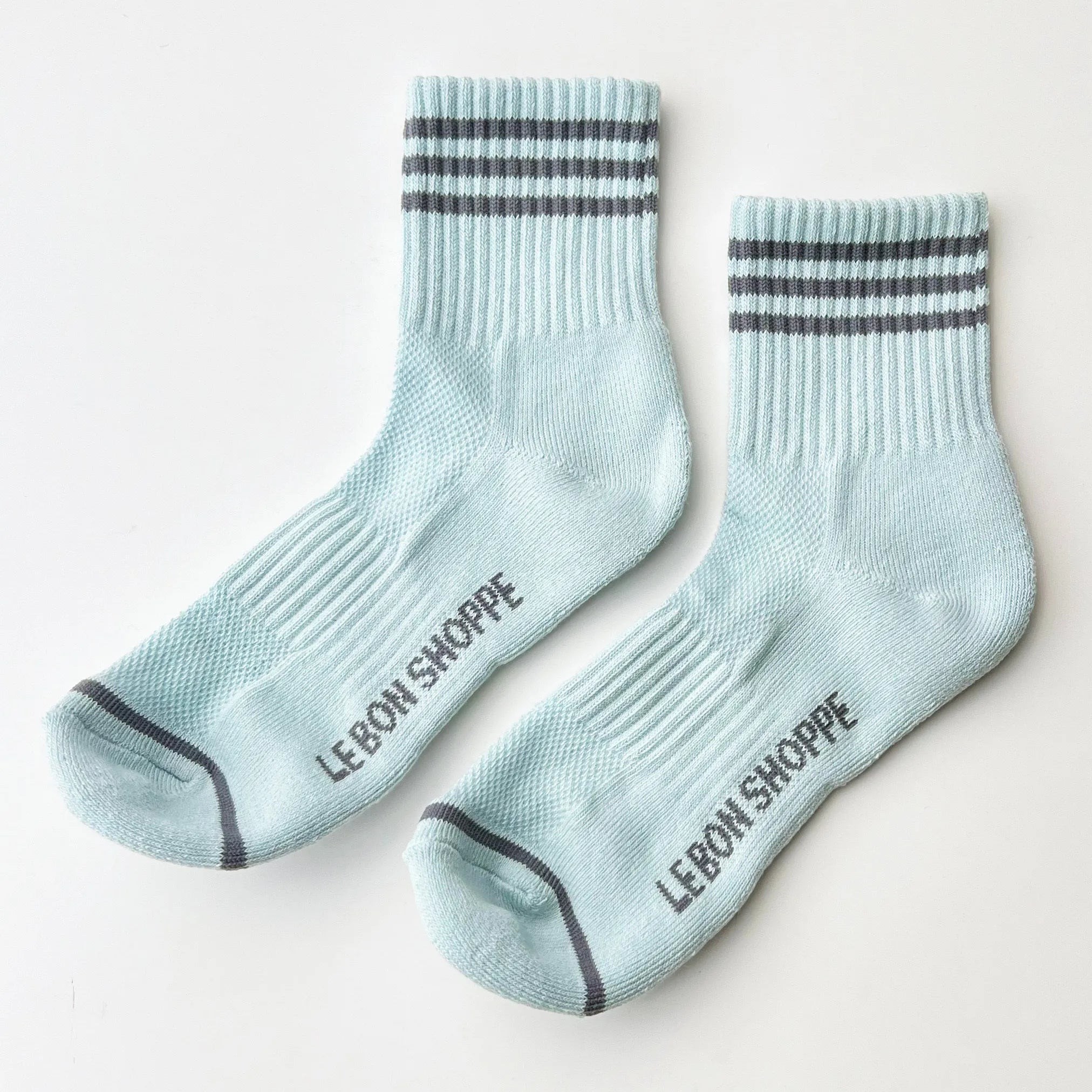 Le Bon Shoppe Girlfriend Socks, ice water — available at Norwood