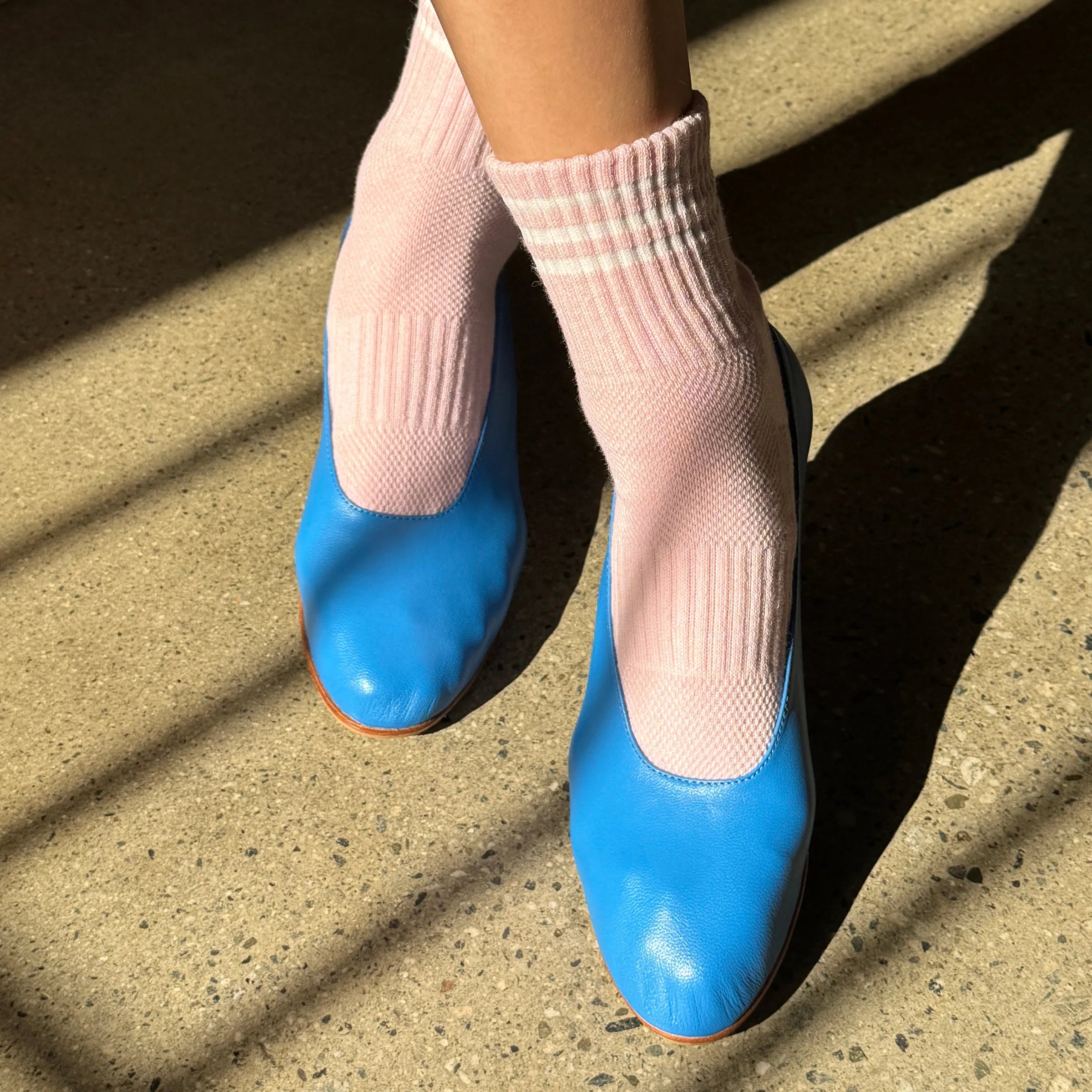 Le Bon Shoppe Girlfriend Socks, peony — available at Norwood