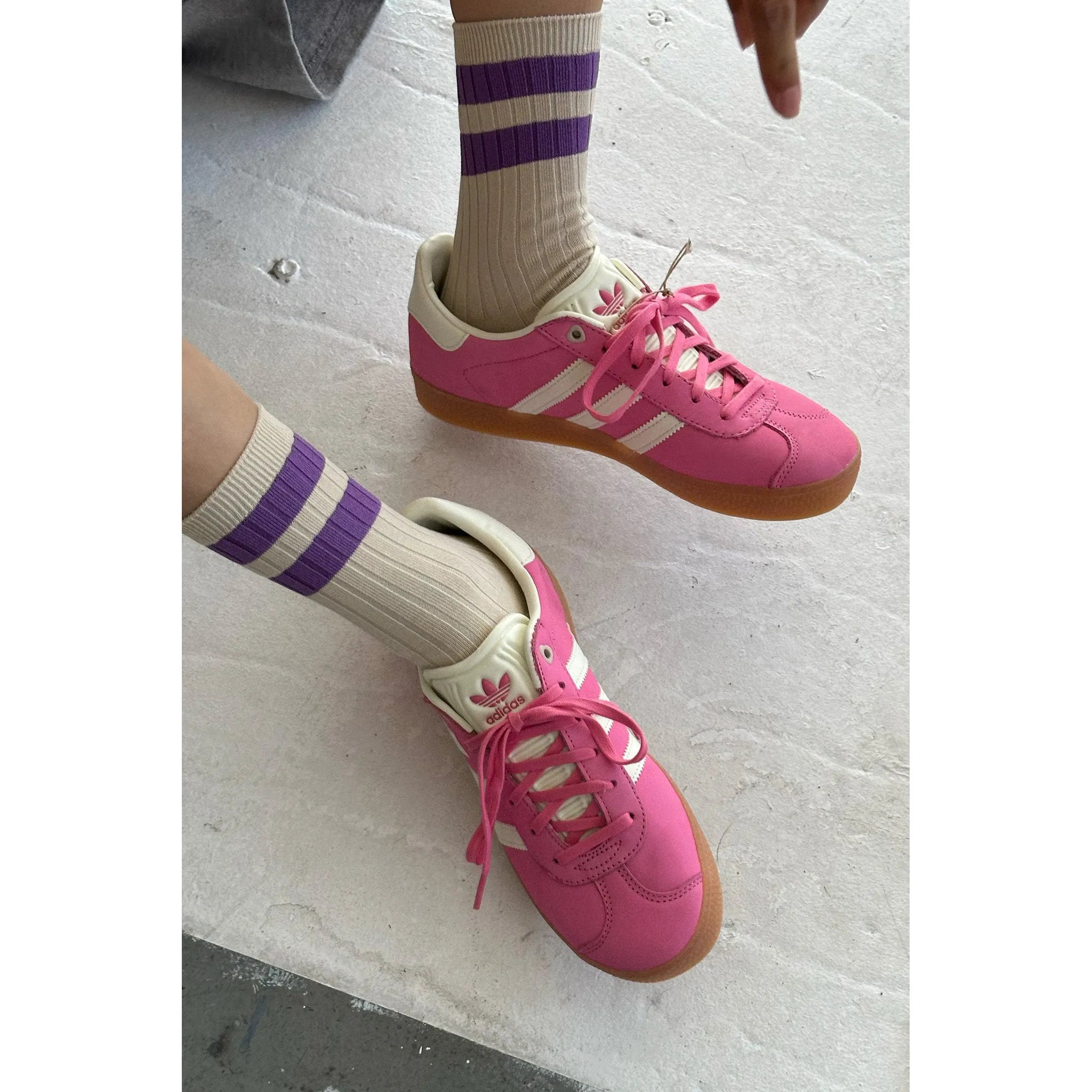 Le Bon Shoppe Her Socks - Varsity, ube