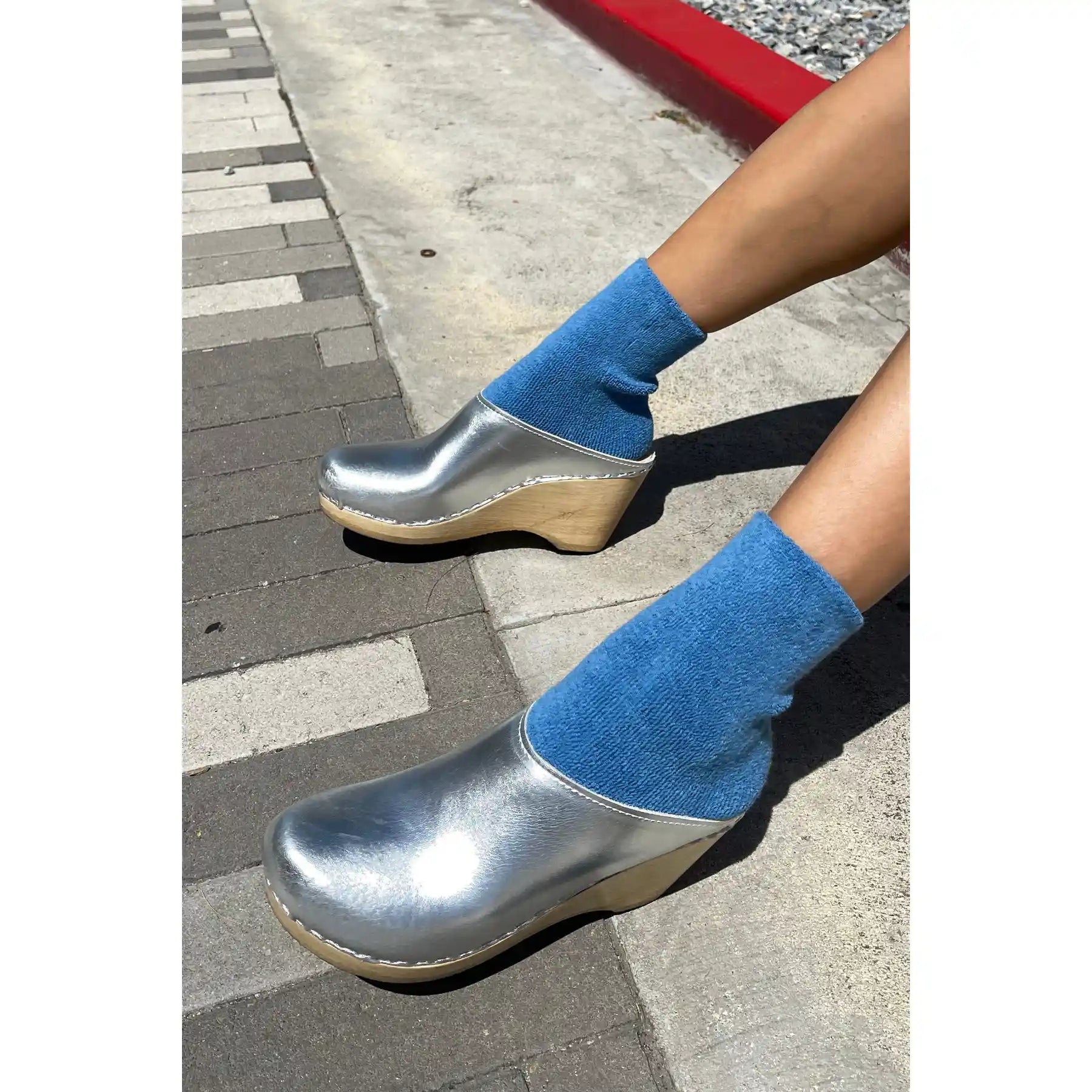 Le Bon Shoppe Womens Cloud Socks, cerulian