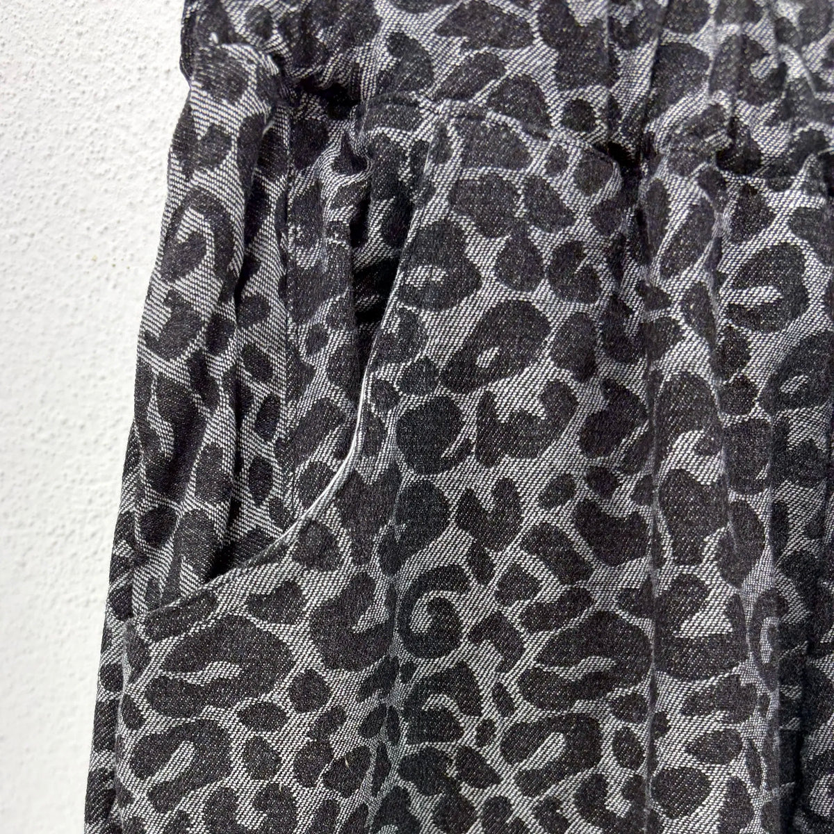 CUB Brett Pant, black leopard — available at Norwood