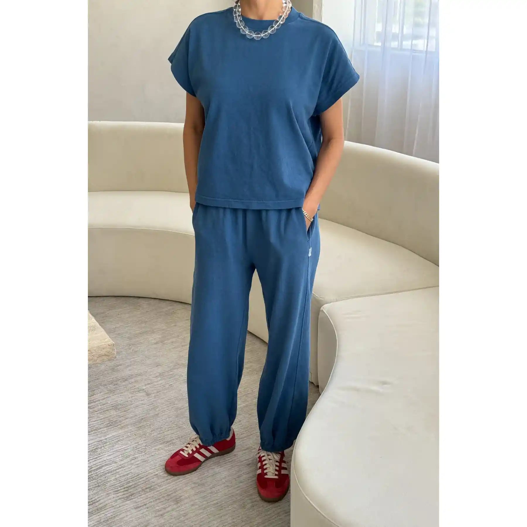 Le Bon Shoppe Womens Balloon Pants, ocean