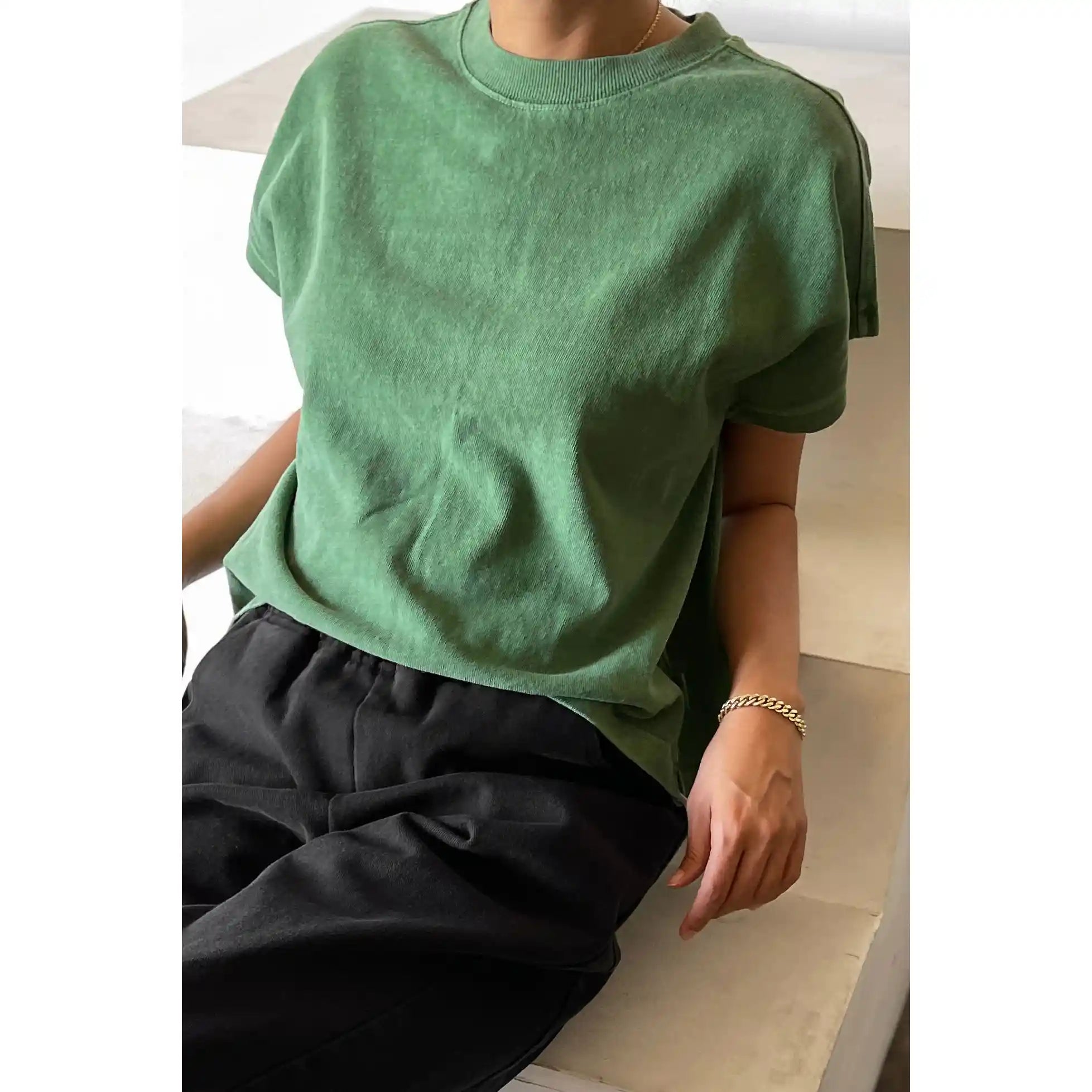 Le Bon Shoppe Jeanne Tee, basil