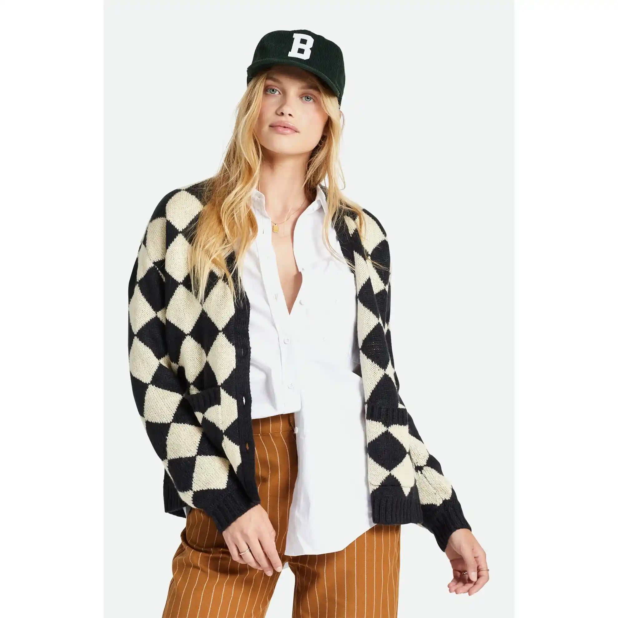 Brixton Womens Keene Cardigan, black — available at Norwood