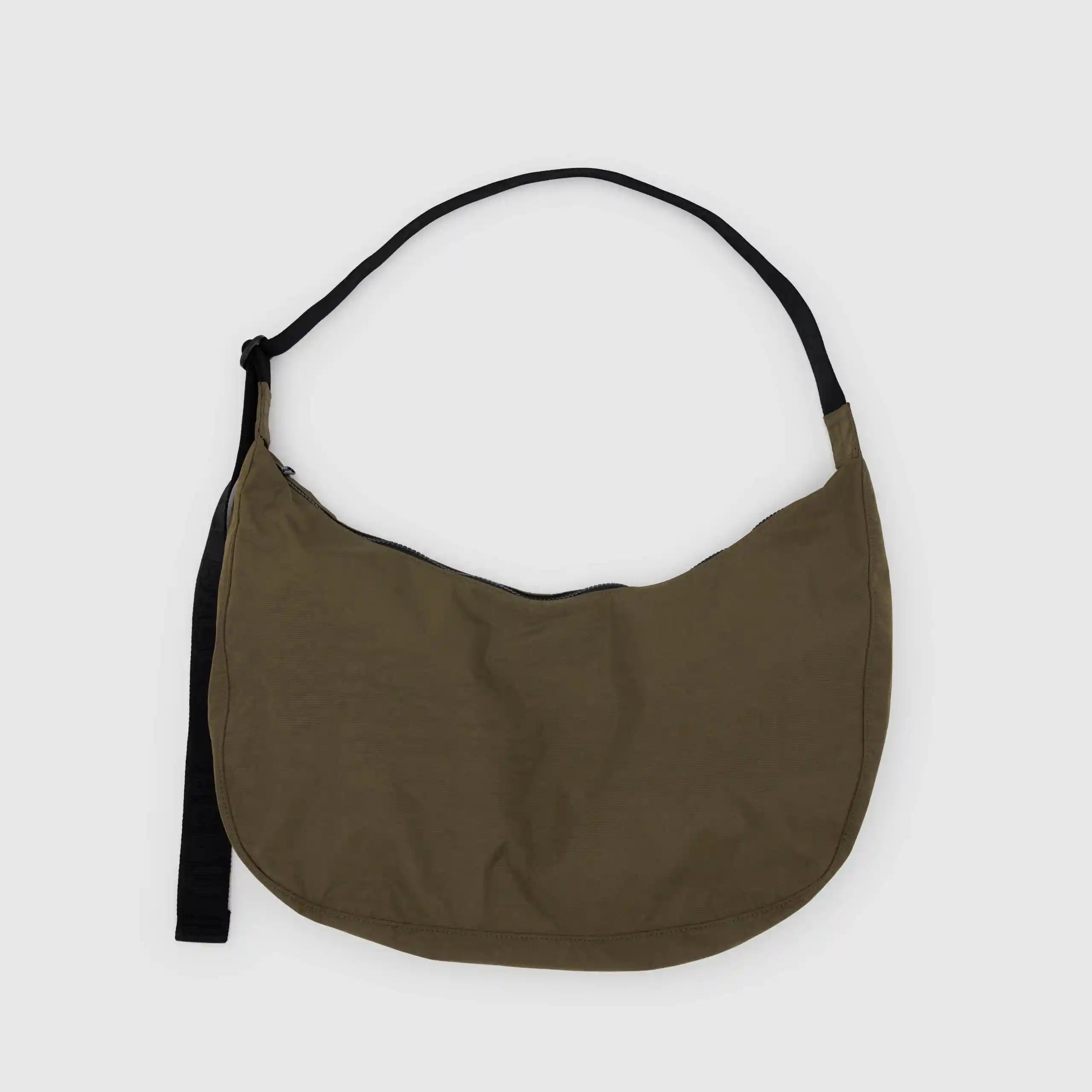 Baggu Large Nylon Crescent Bag, seaweed