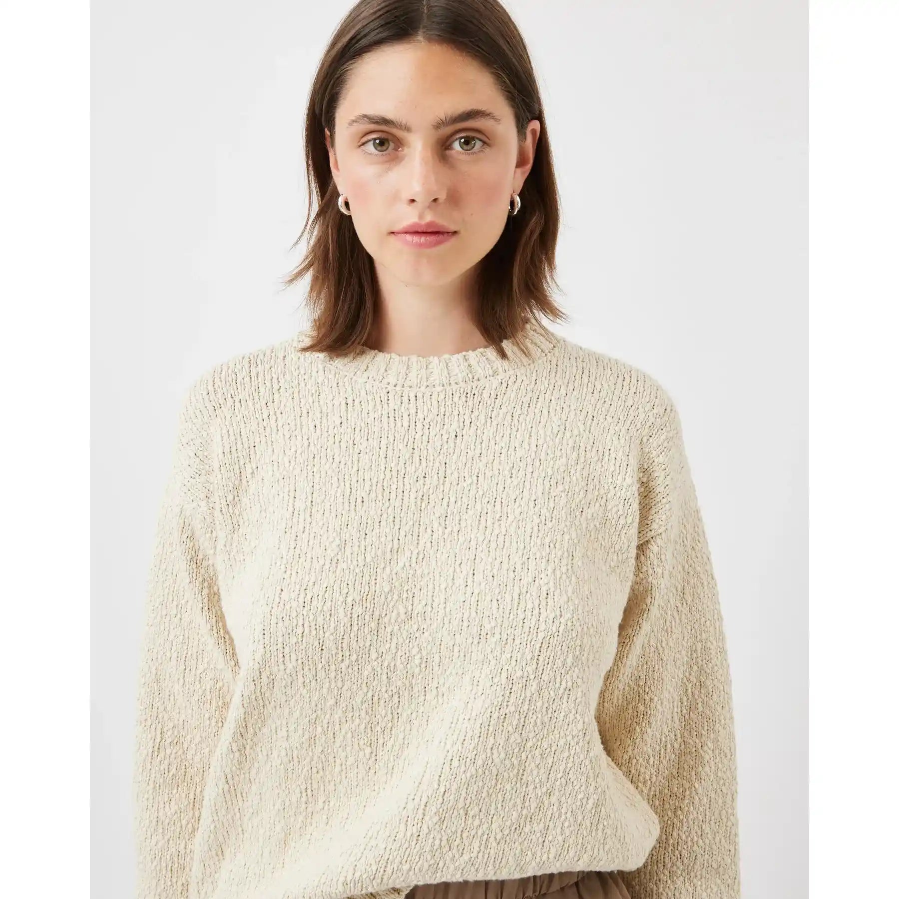 Minimum Womens Mavis Jumper, brown rice — available at Norwood