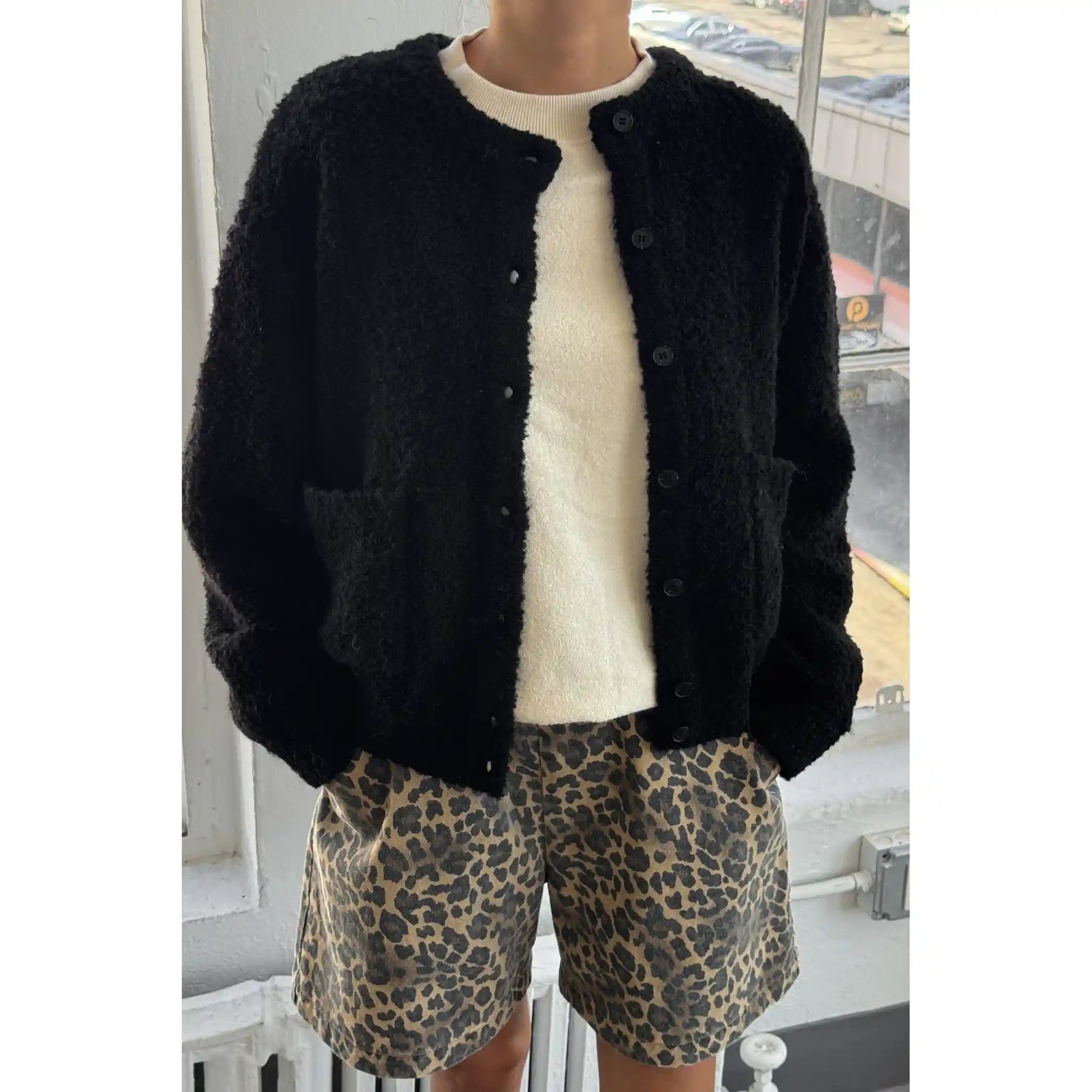 Le Bon Shoppe Millie Cardigan, black