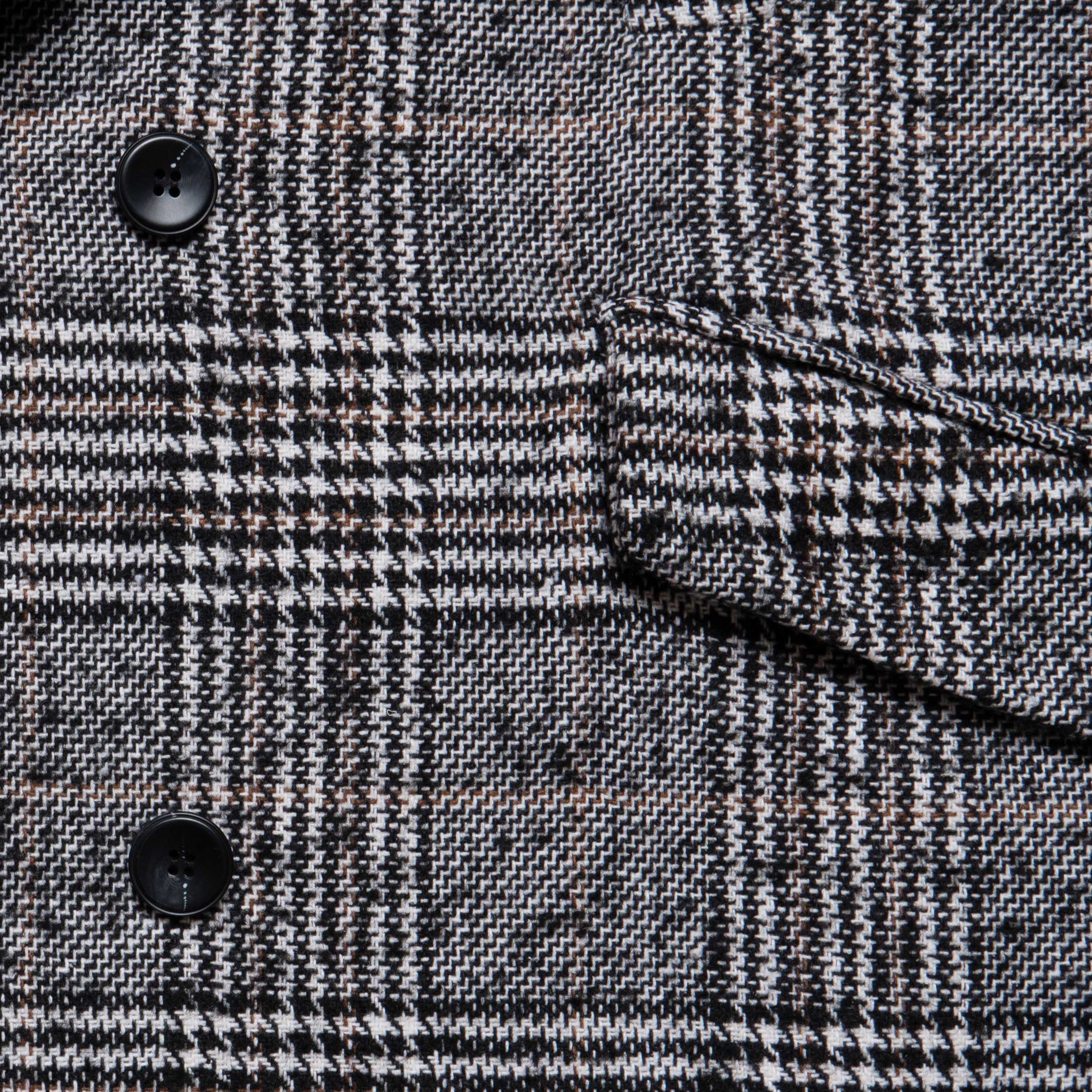 Womens Oversized Plaid Coat, black — available at Norwood
