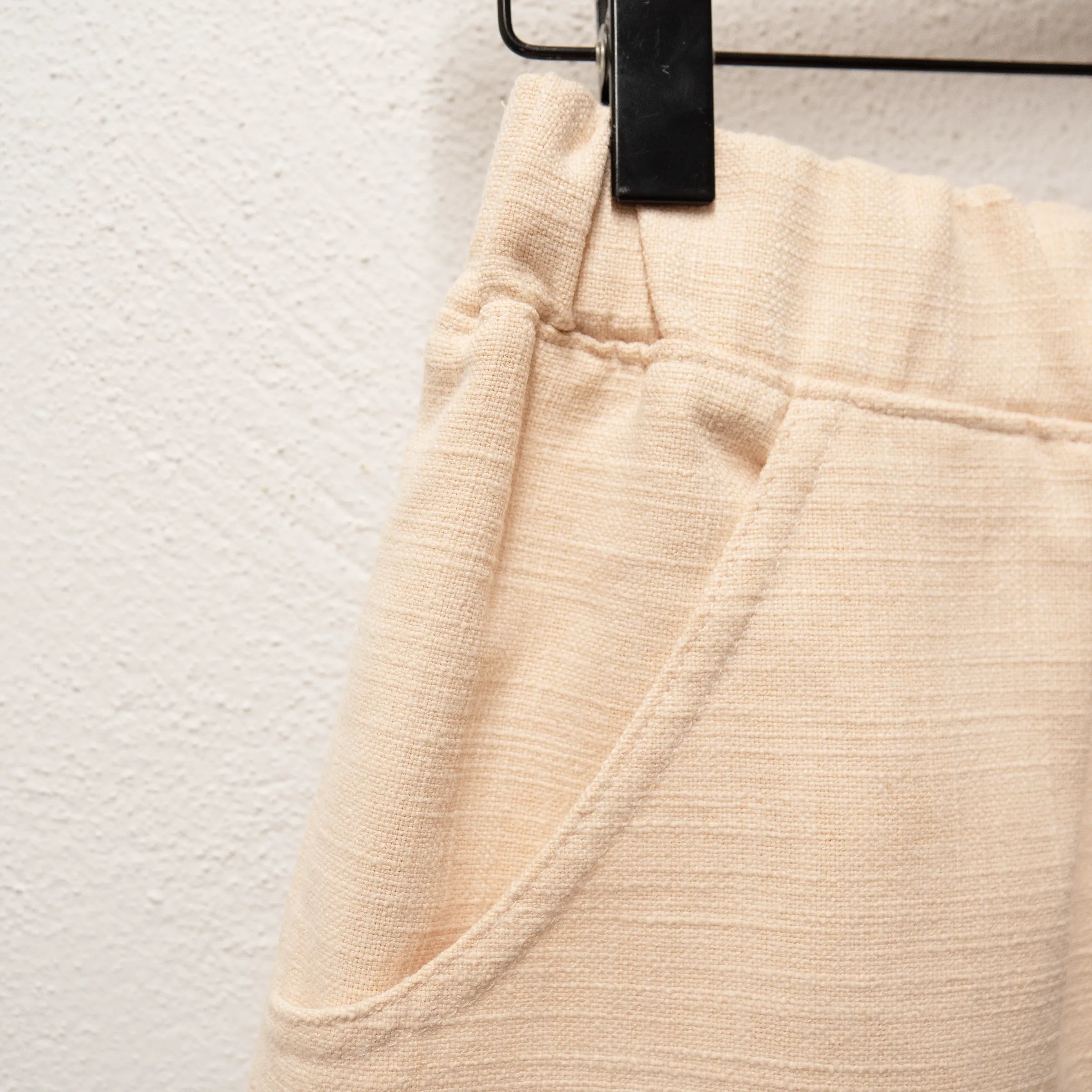 CUB Womens Alia Shorts, light peach linen — available at Norwood