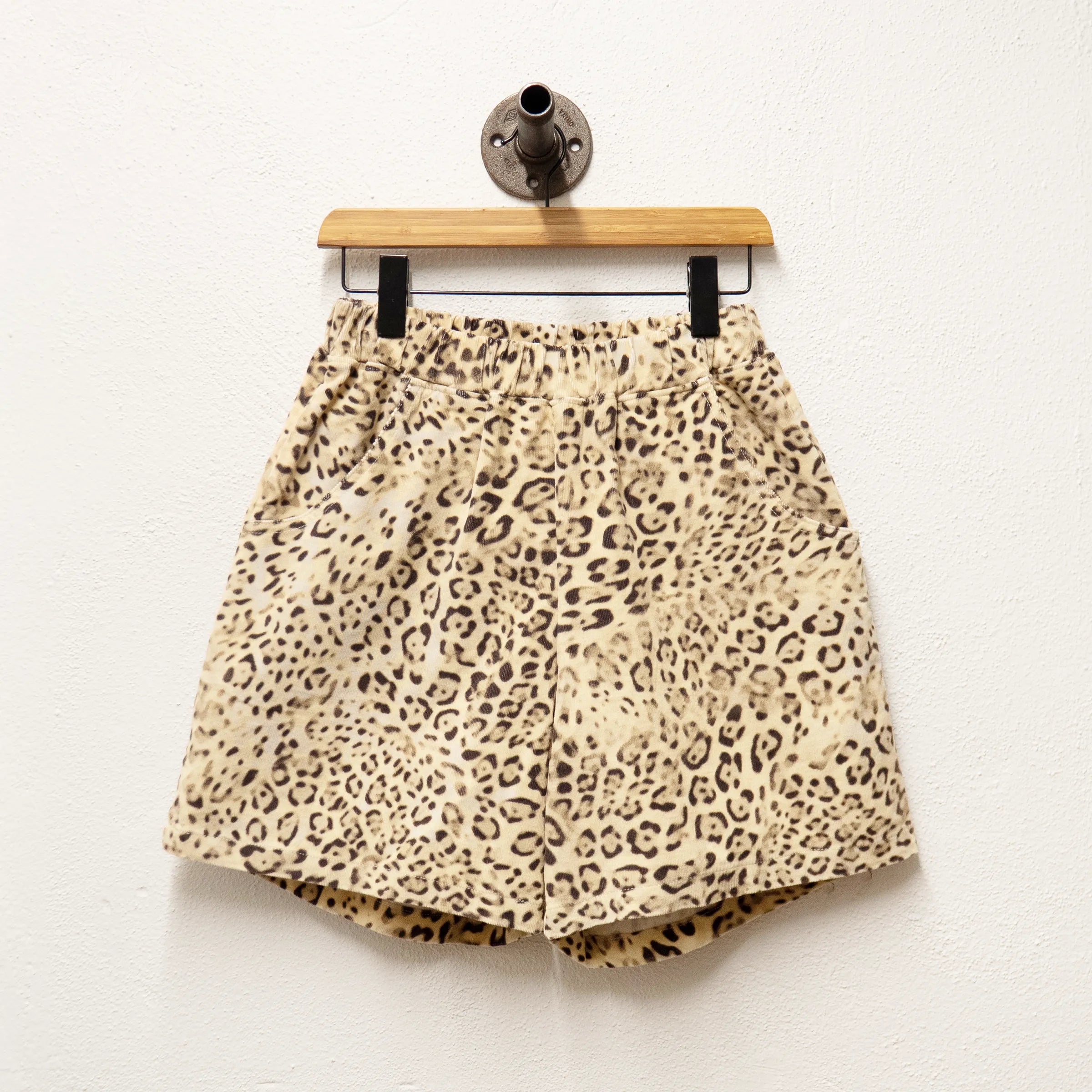 CUB Alia Shorts, leopard corduroy — available at Norwood