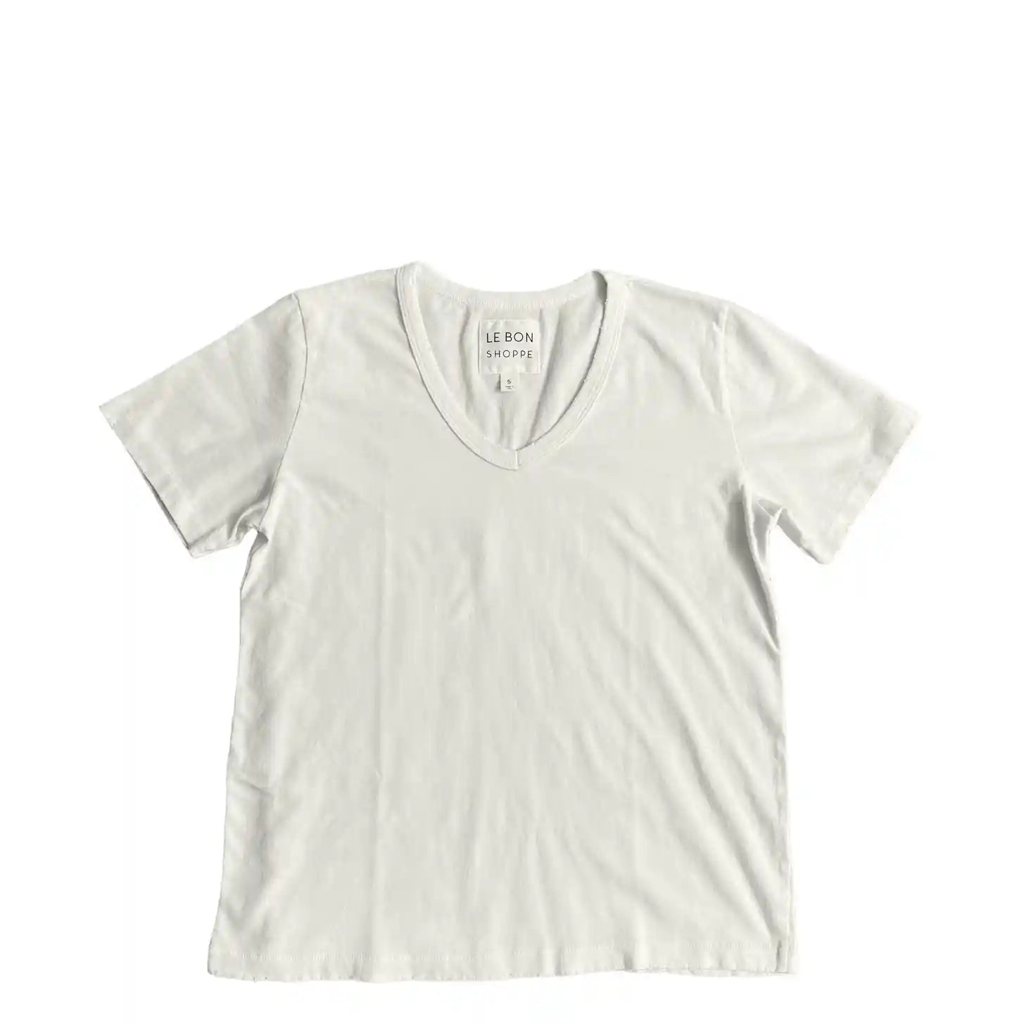 Le Bon Shoppe Womens La Vie Tee, vintage white