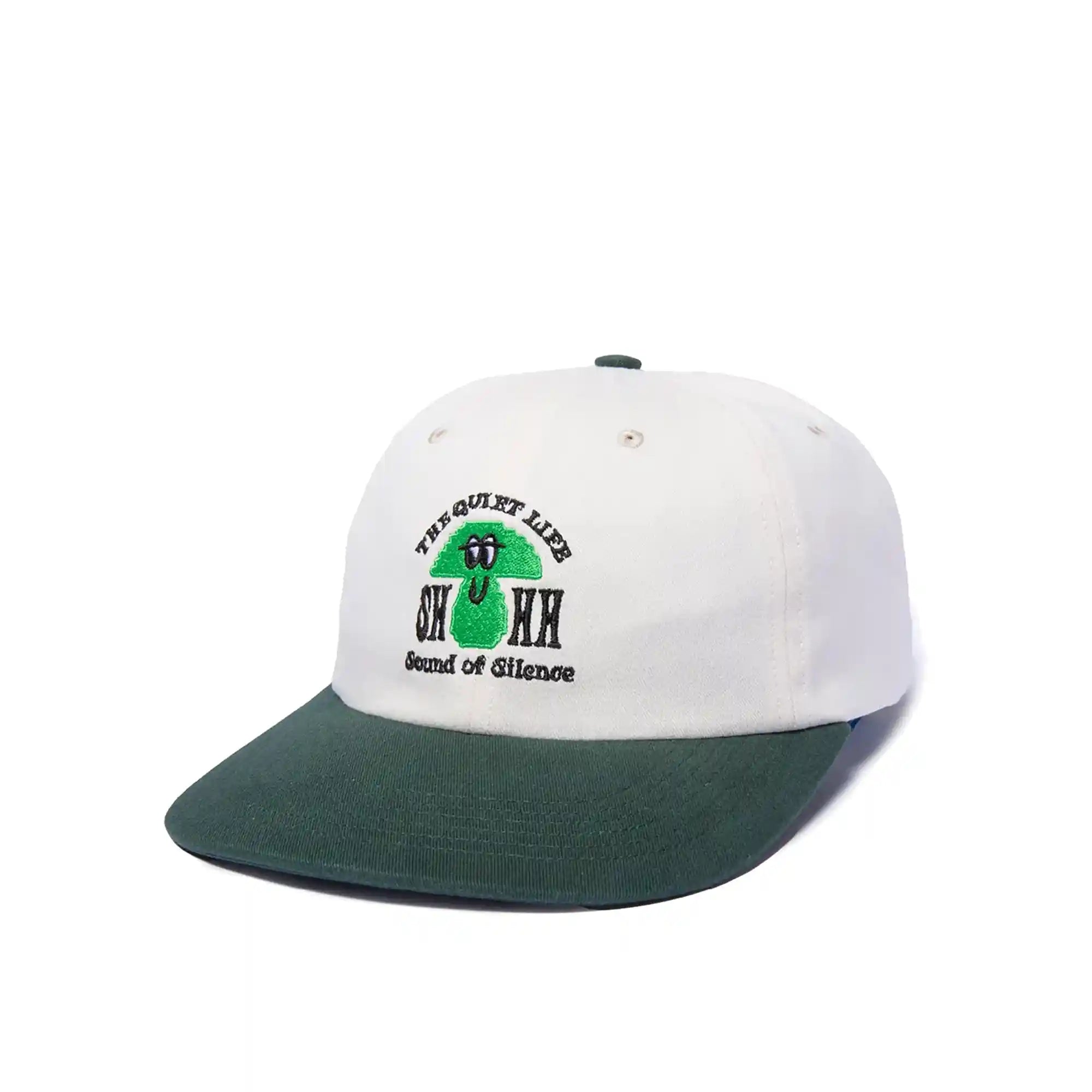 The Quiet Life Sound Of Silence Polo Hat, vanilla/green