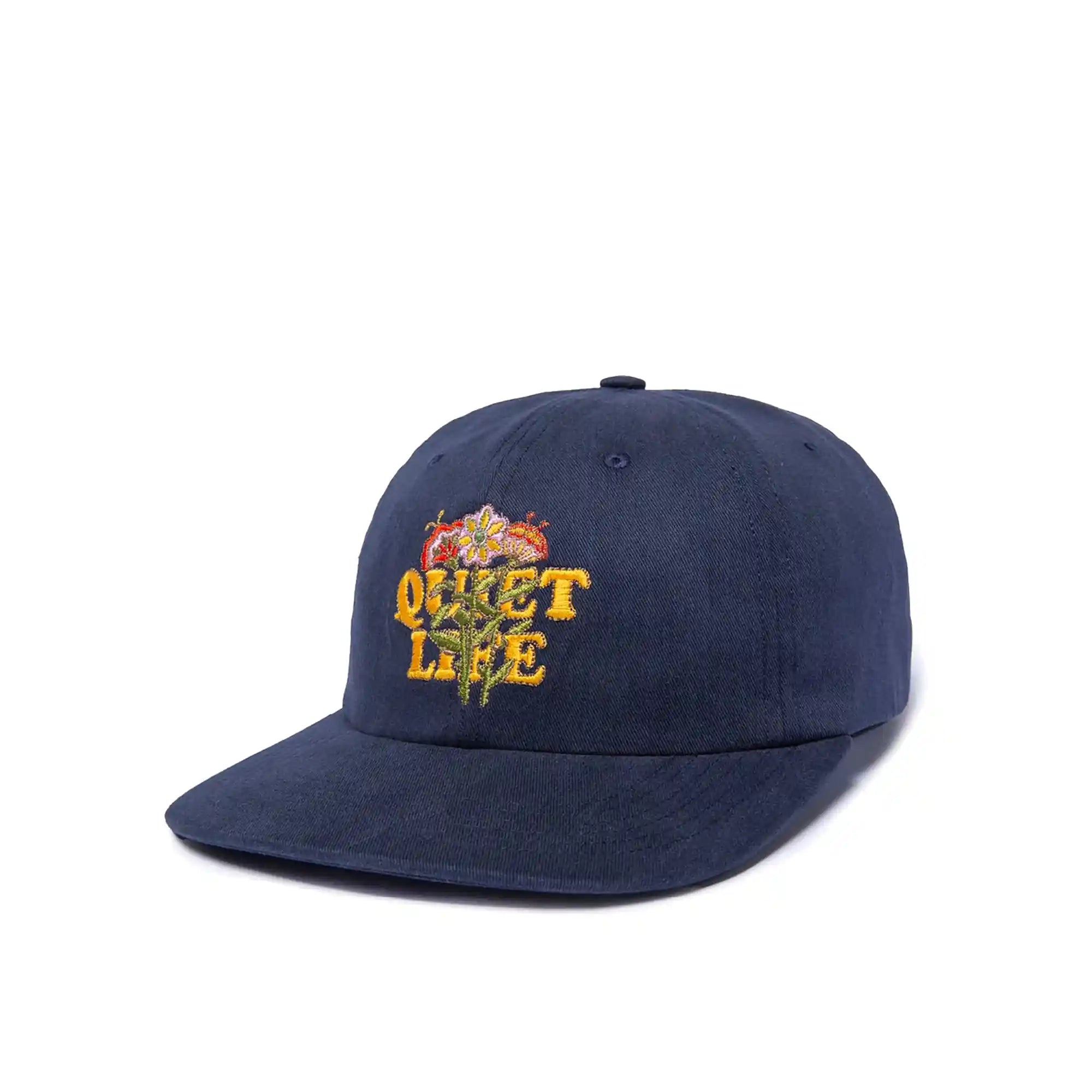 The Quiet Life Everyday Bouquet Polo Hat, navy