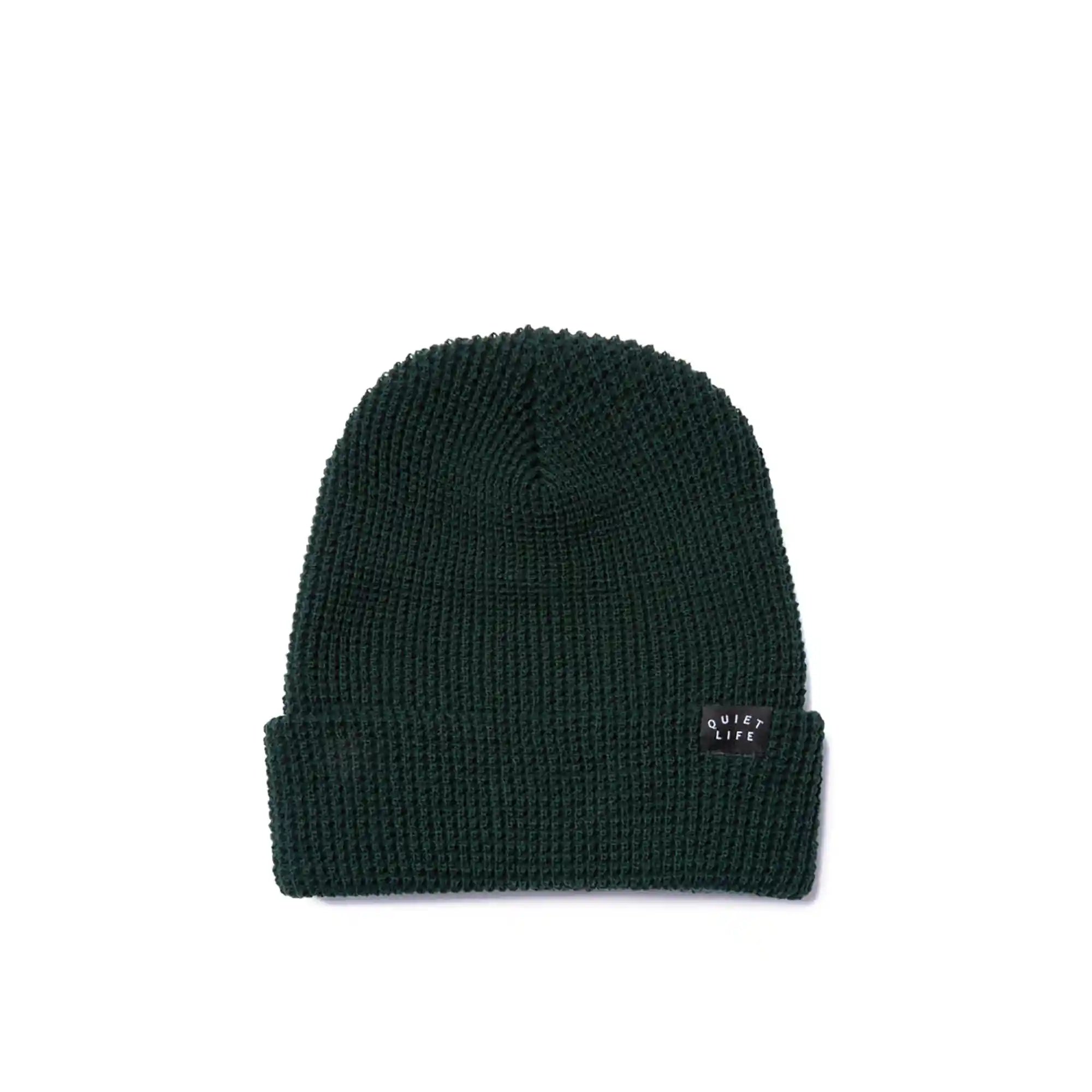 The Quiet Life Waffle Beanie, forest