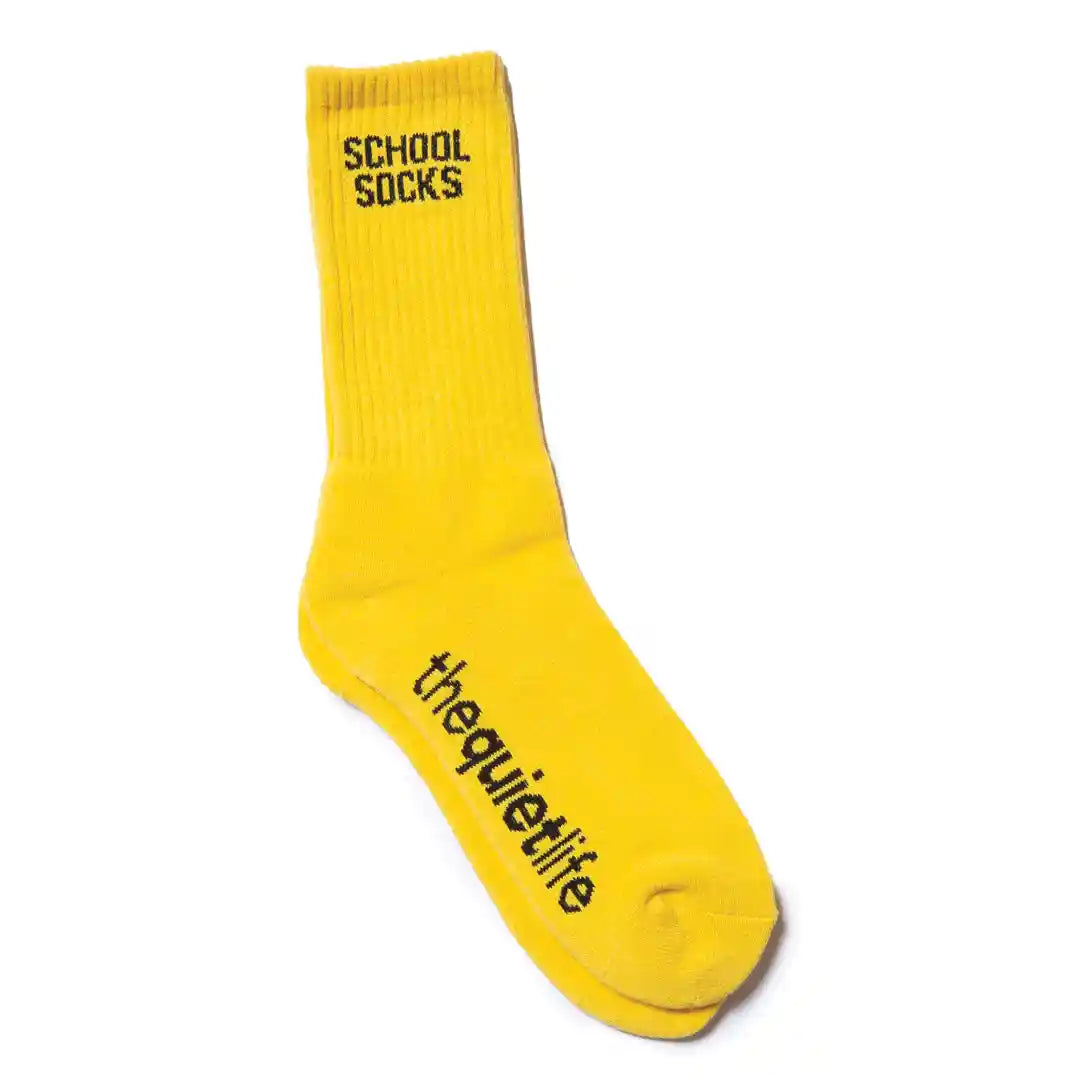The Quiet Life School Socks, yellow