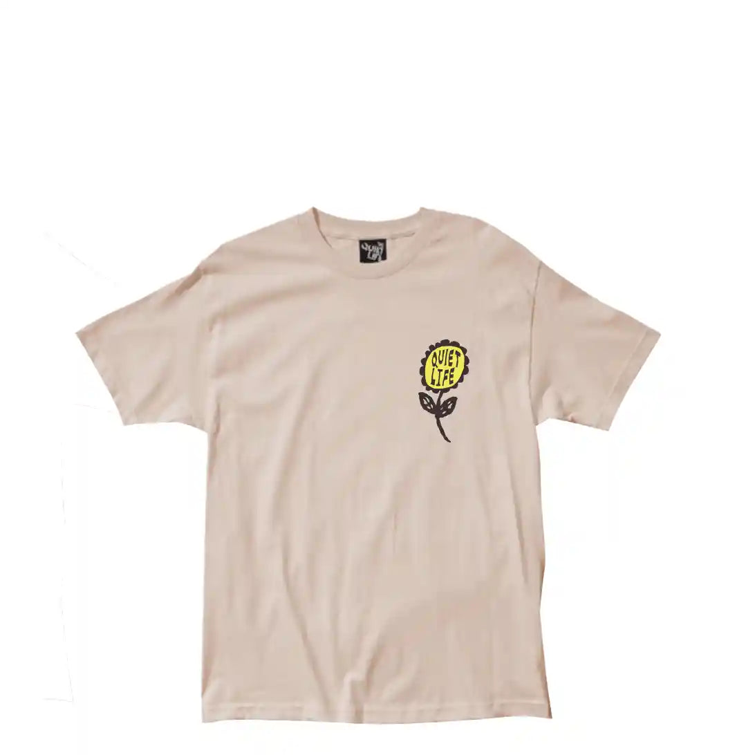 The Quiet Life Smell The Flowers Tee, sand — available at Norwood