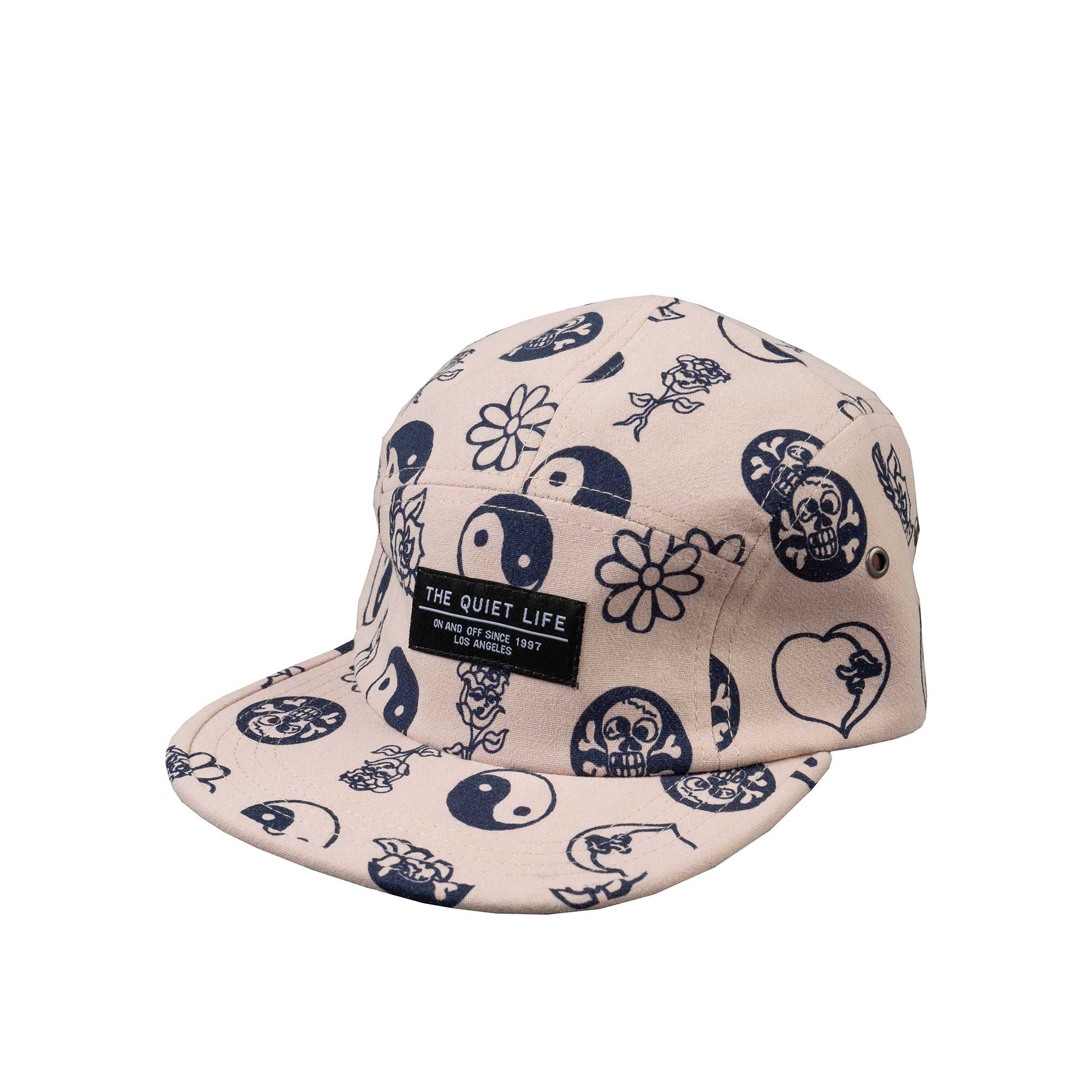 The Quiet Life Louis 5 Panel Camper Hat, Pink — available at Norwood